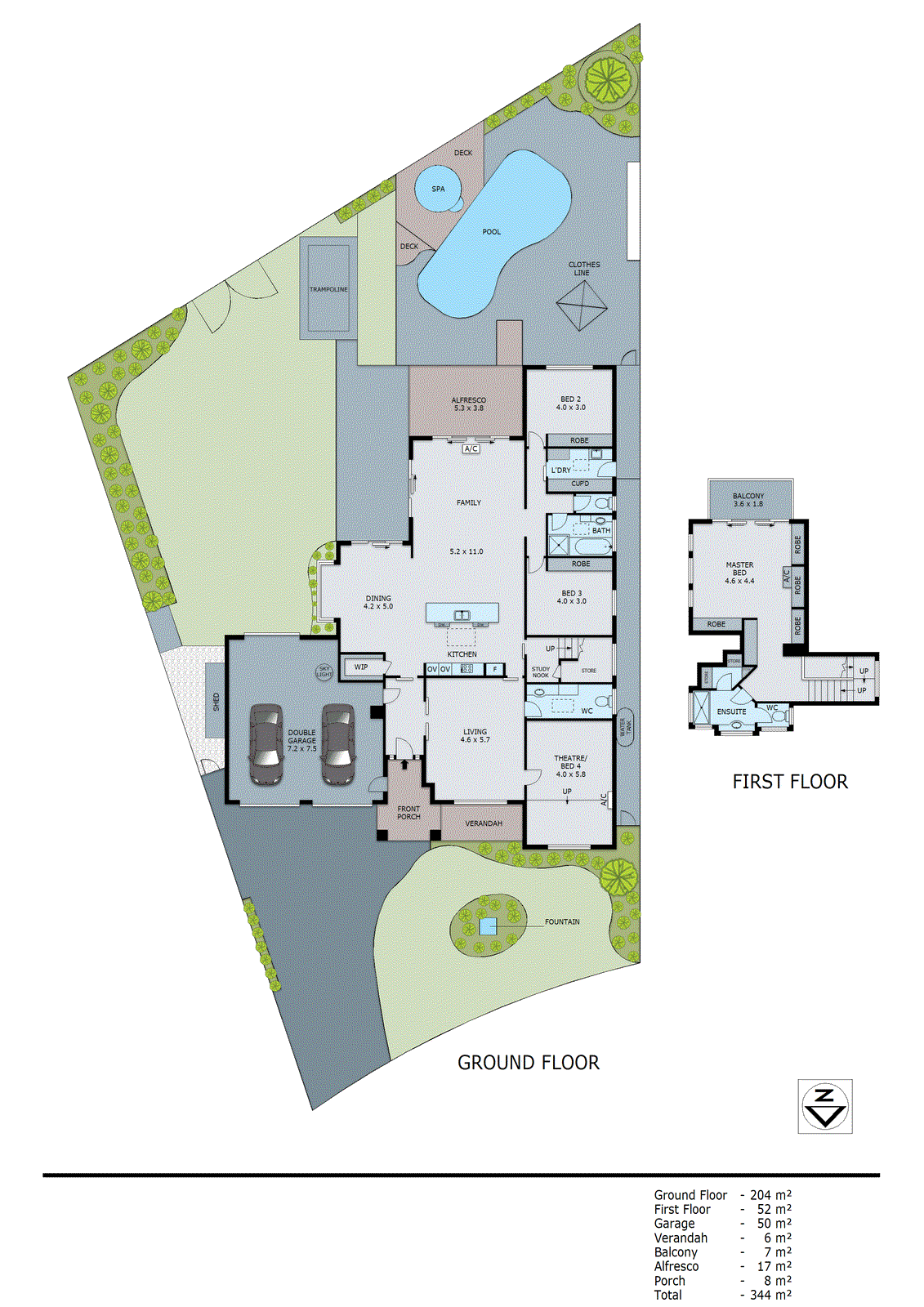 4 Batten Place, Aspendale Gardens VIC 3195 - Floorplan