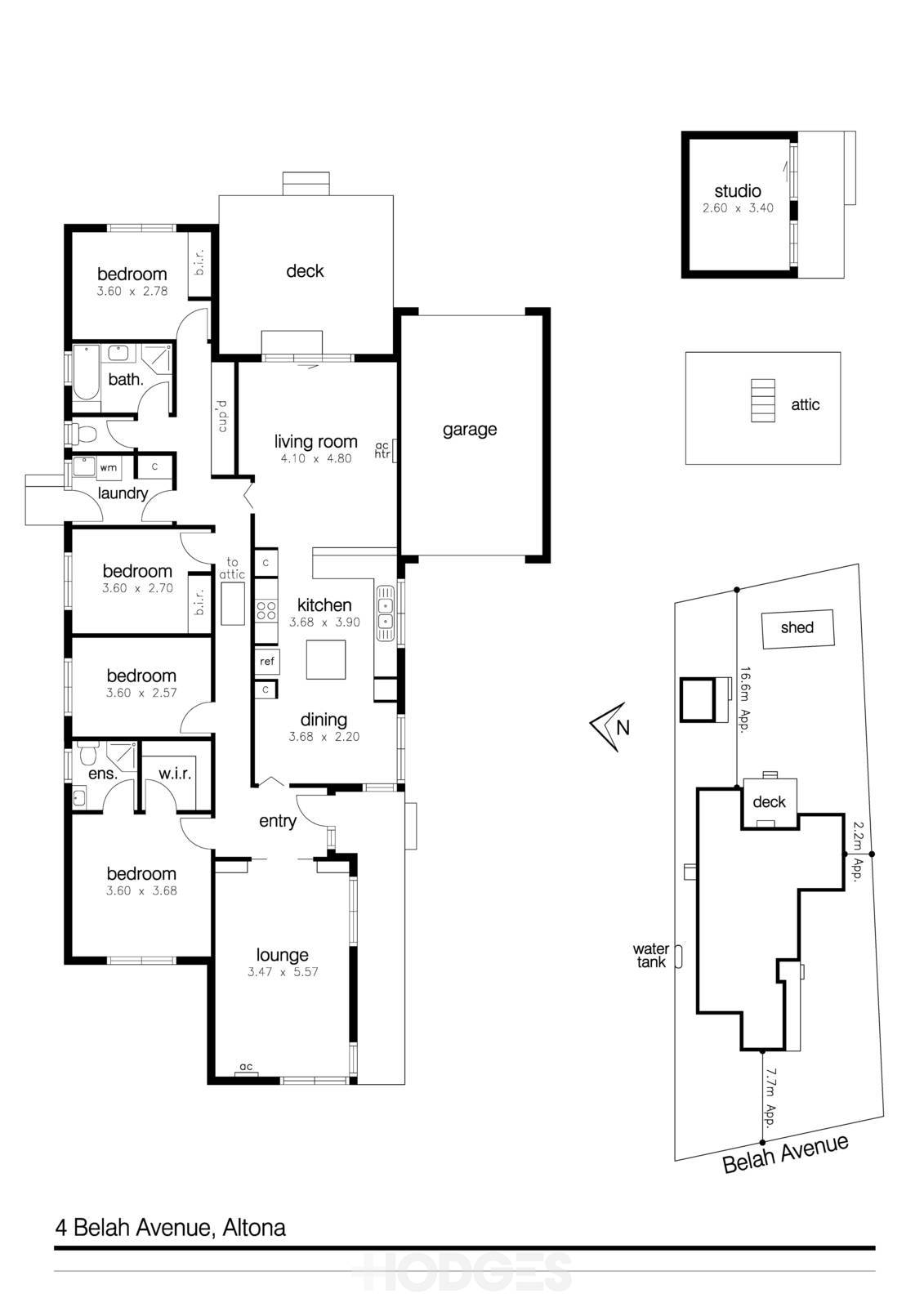 4 Belah Avenue, Altona VIC 3018 - Floorplan