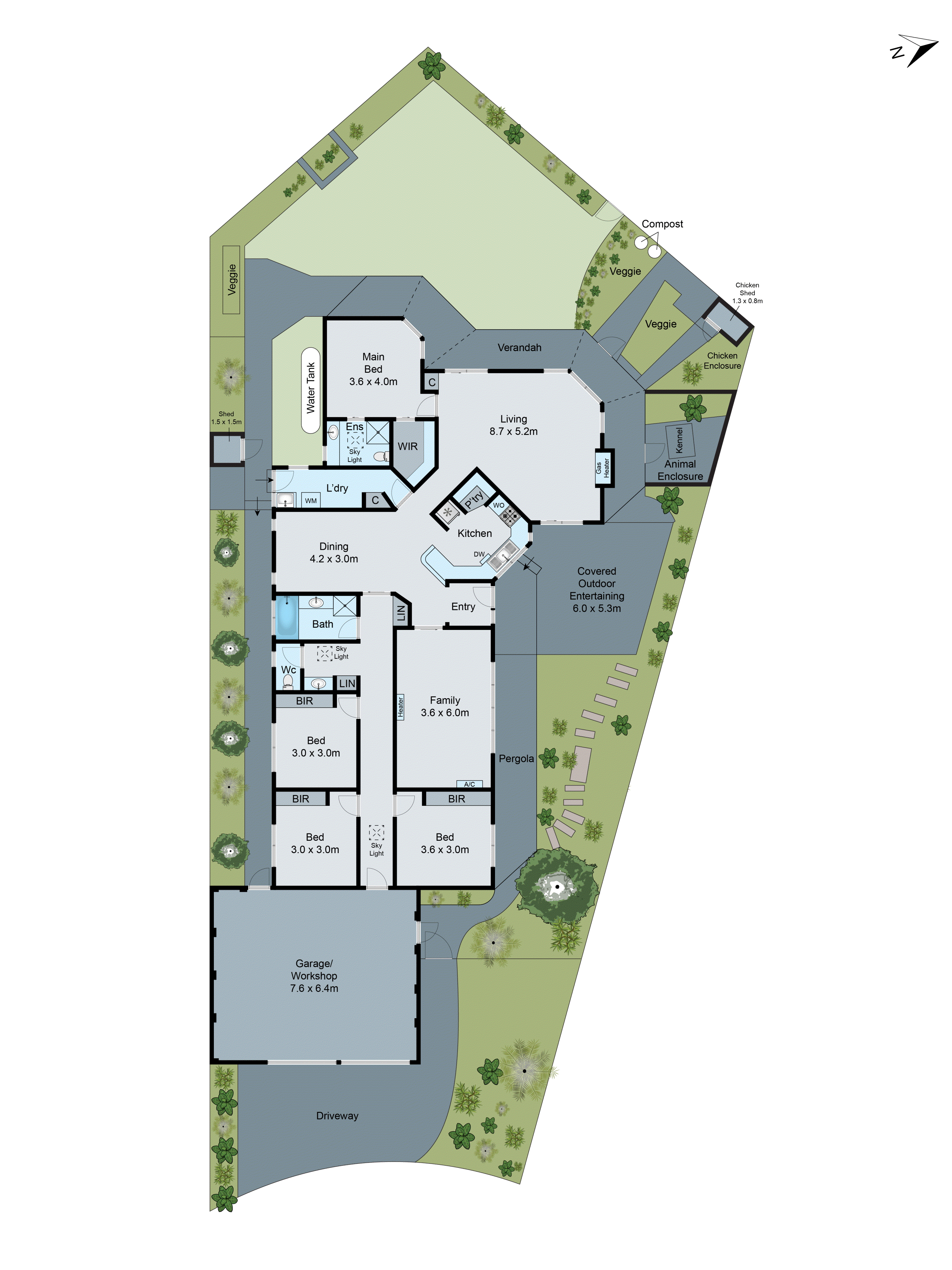 4 Binalong Court, Grovedale VIC 3216 - Floorplan