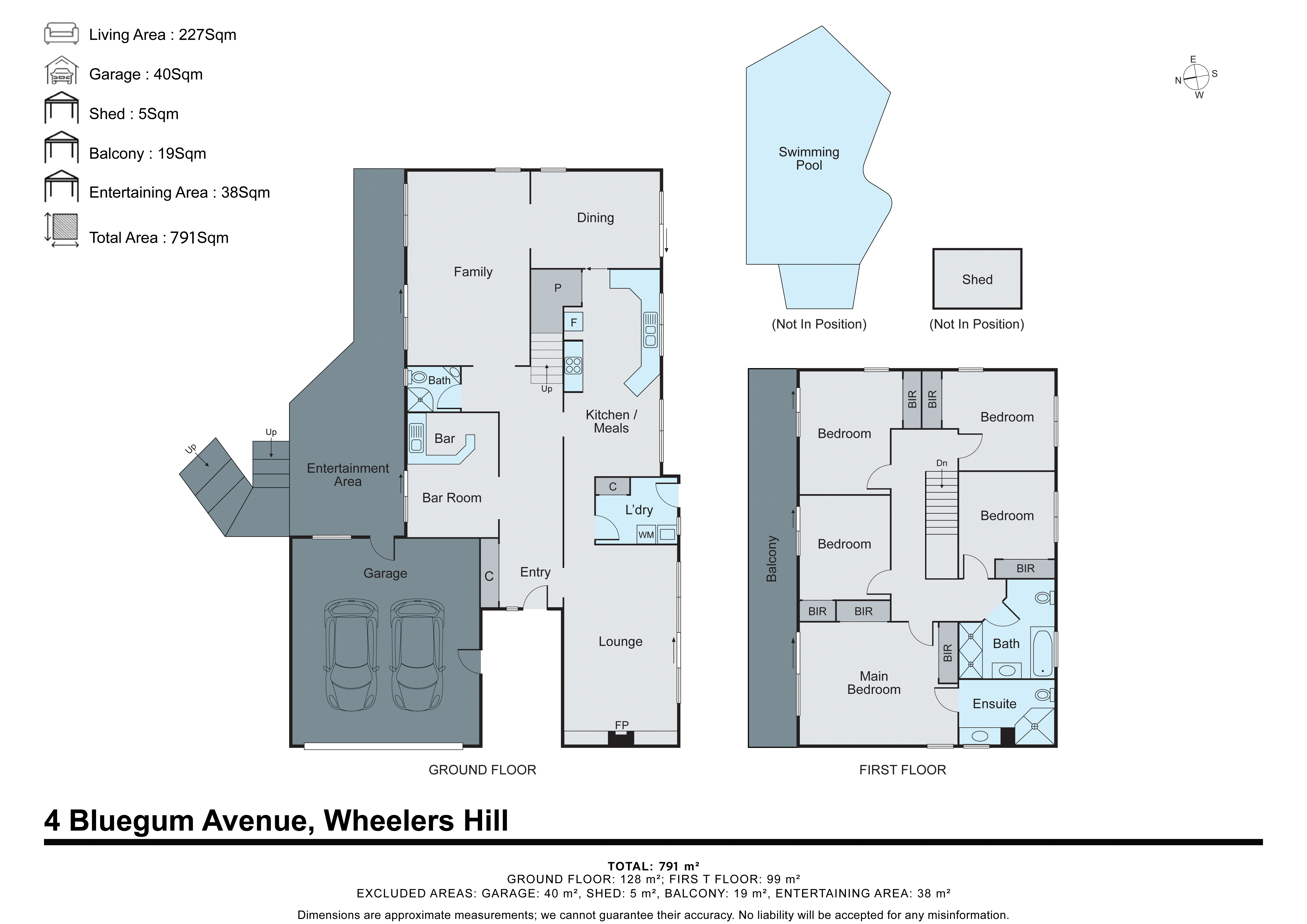 4 Bluegum Avenue, Wheelers Hill VIC 3150 - Floorplan