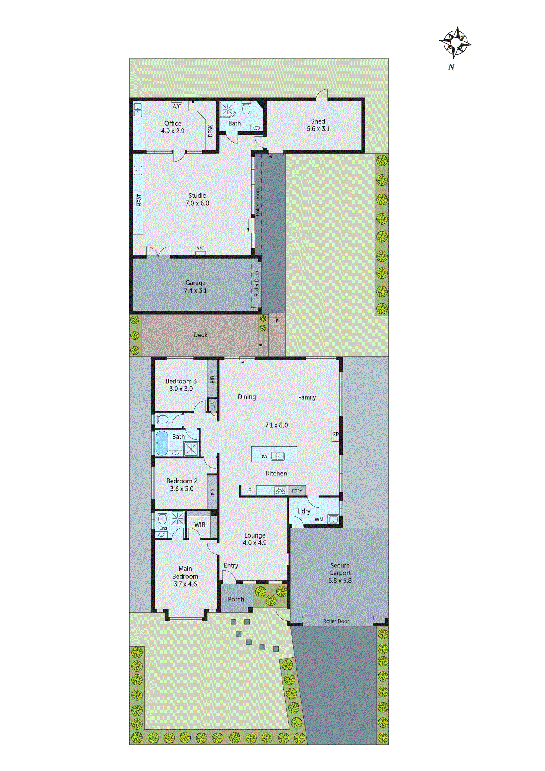 4 Carapooka Avenue, Clifton Springs VIC 3222 - Floorplan