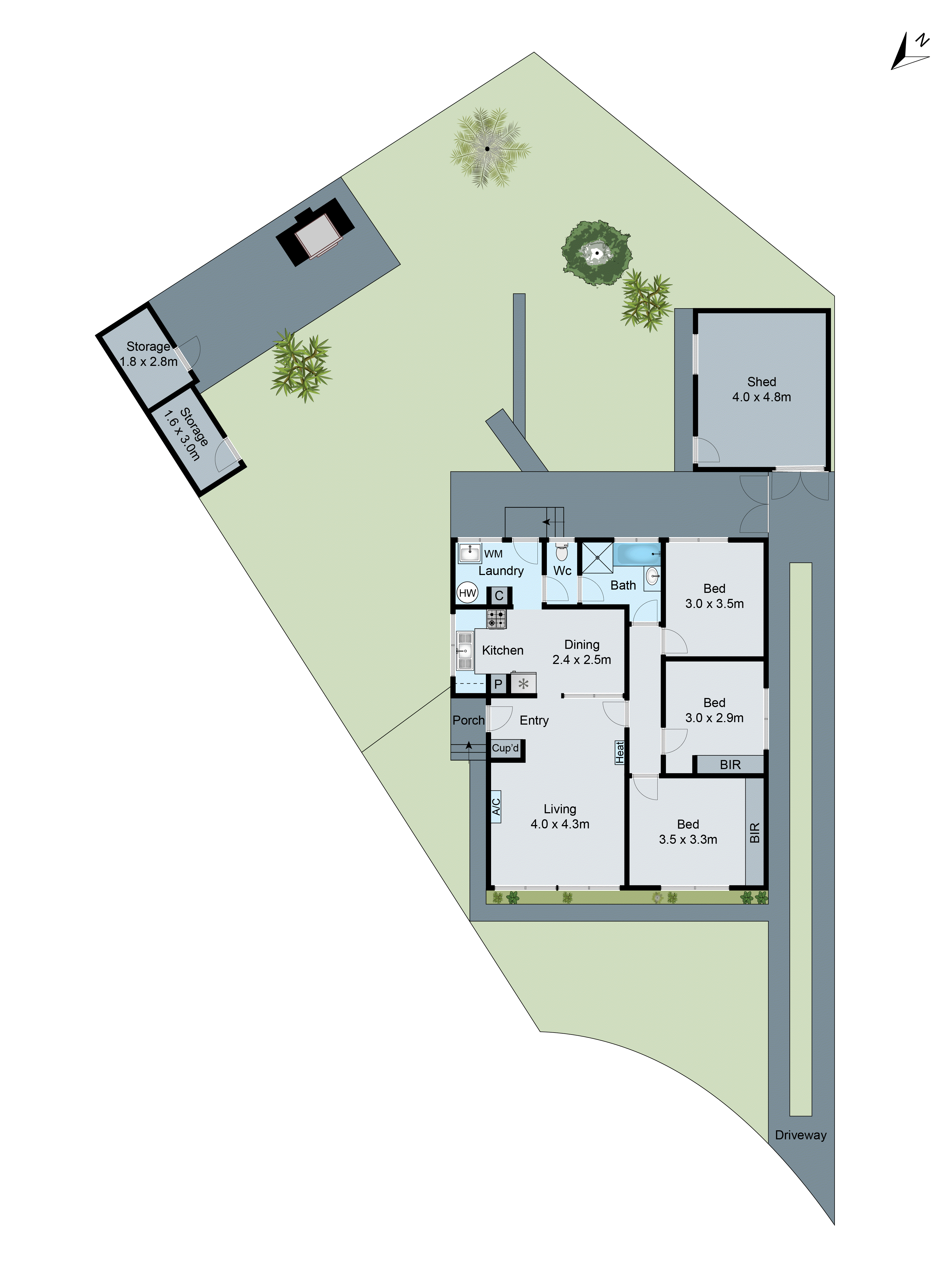 4 Cassia Court, Newcomb VIC 3219 - Floorplan