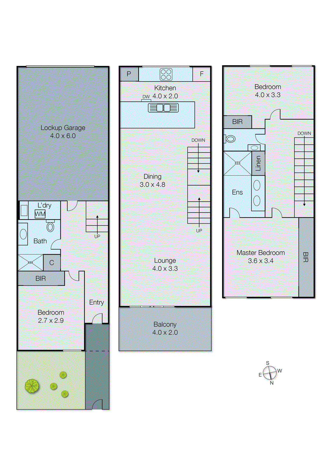 4 Central Park Walk, Cheltenham VIC 3192 - Floorplan