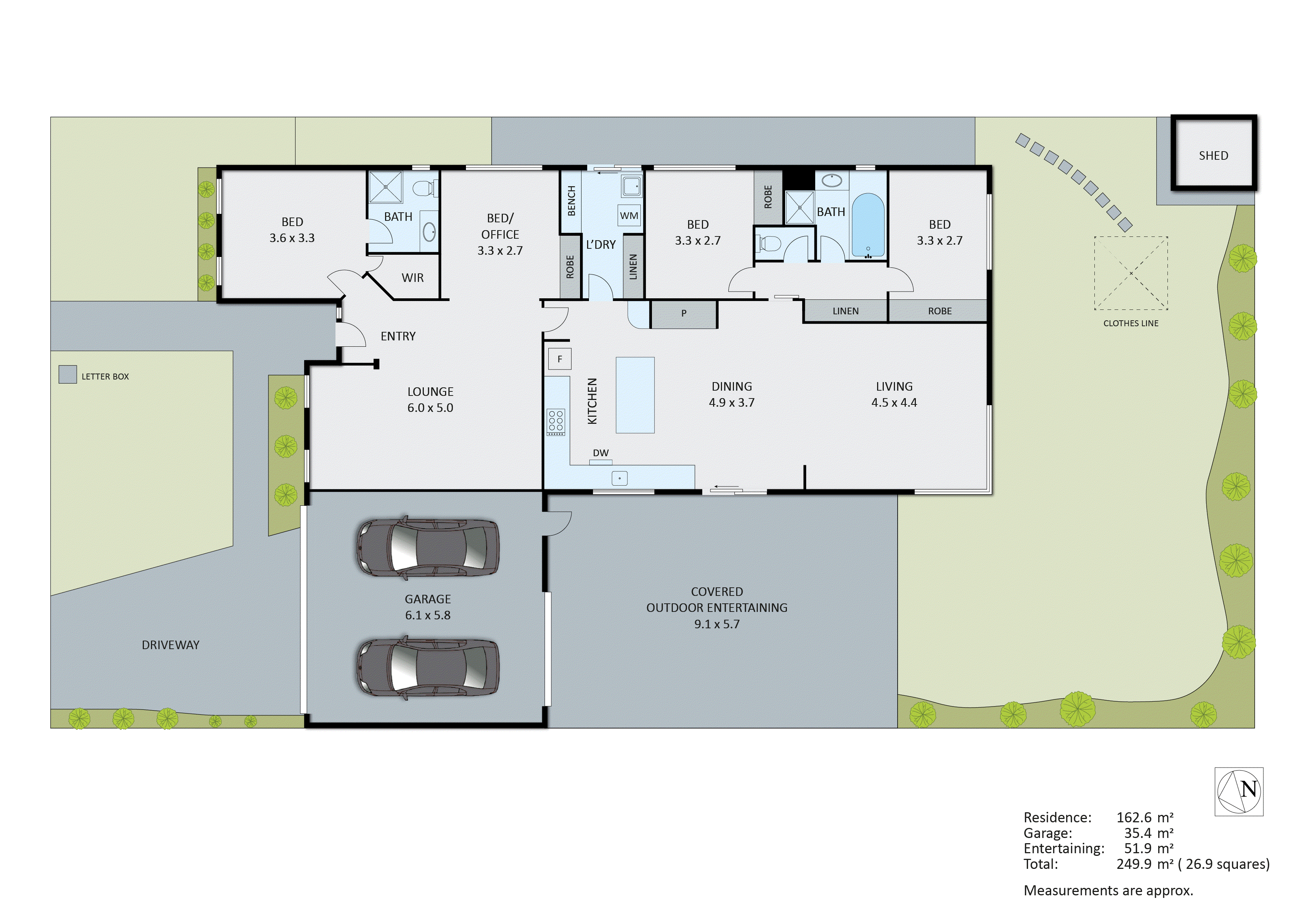 4 Clair Court, Aspendale Gardens VIC 3195 - Floorplan