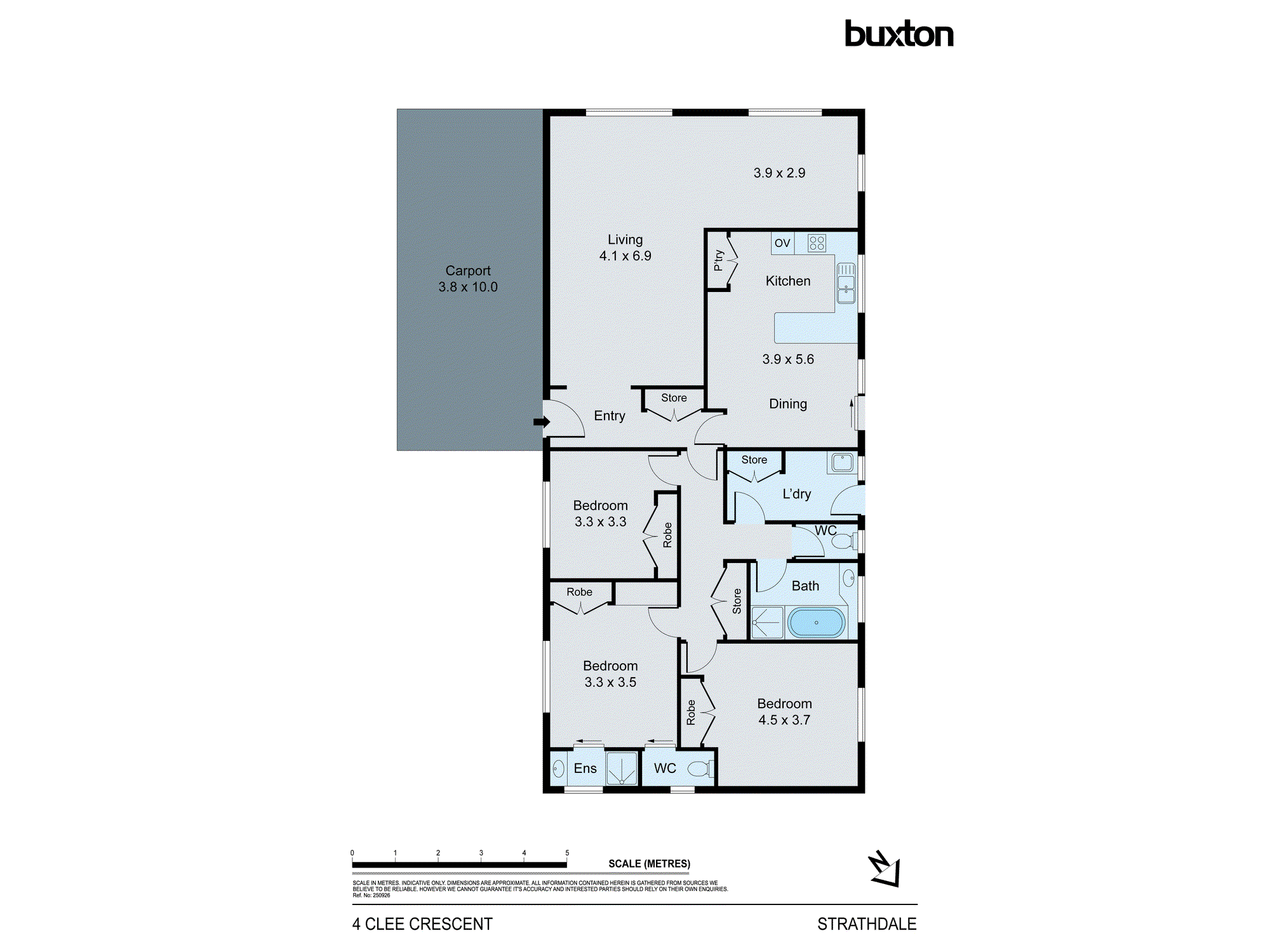4 Clee Crescent, Strathdale VIC 3550 - Floorplan