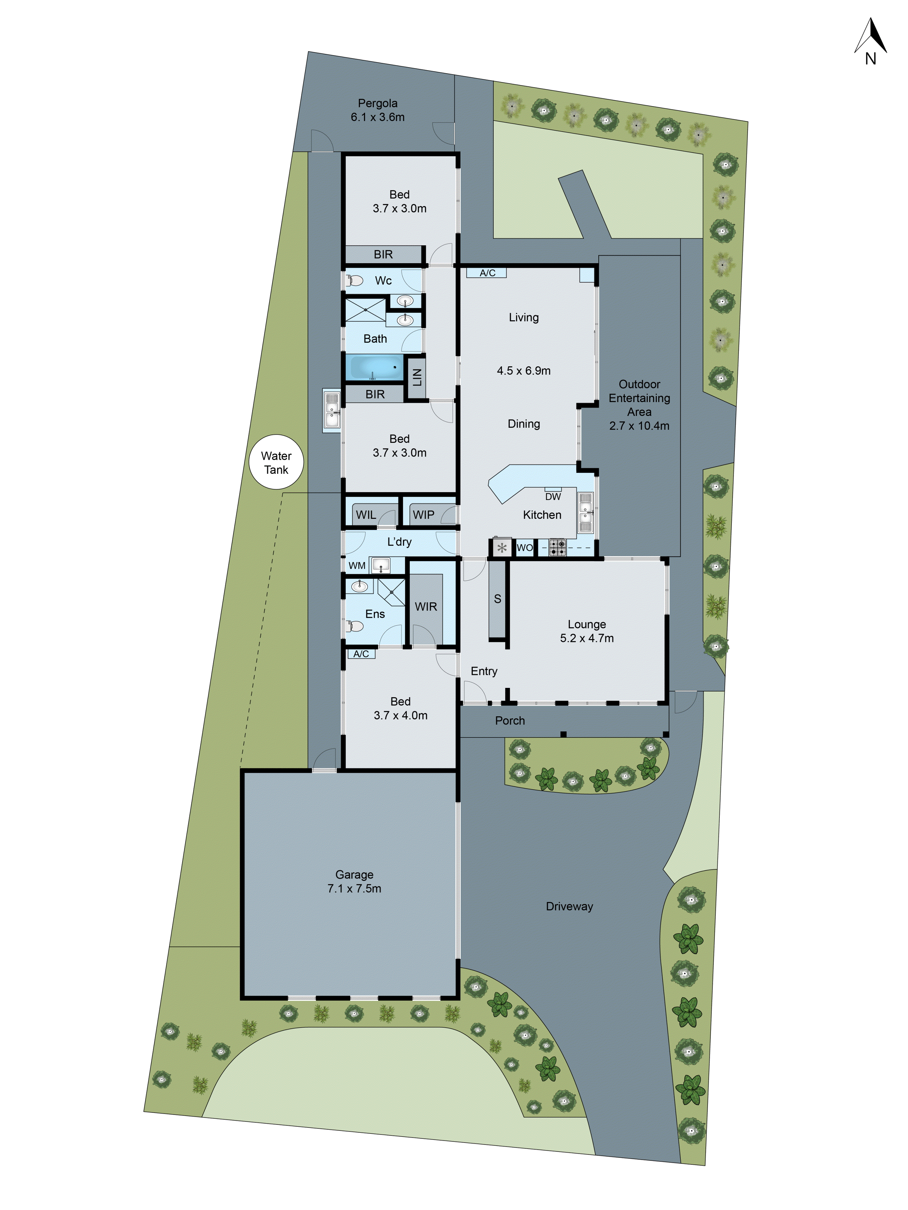 4 Coakley Crescent, Lovely Banks VIC 3213 - Floorplan