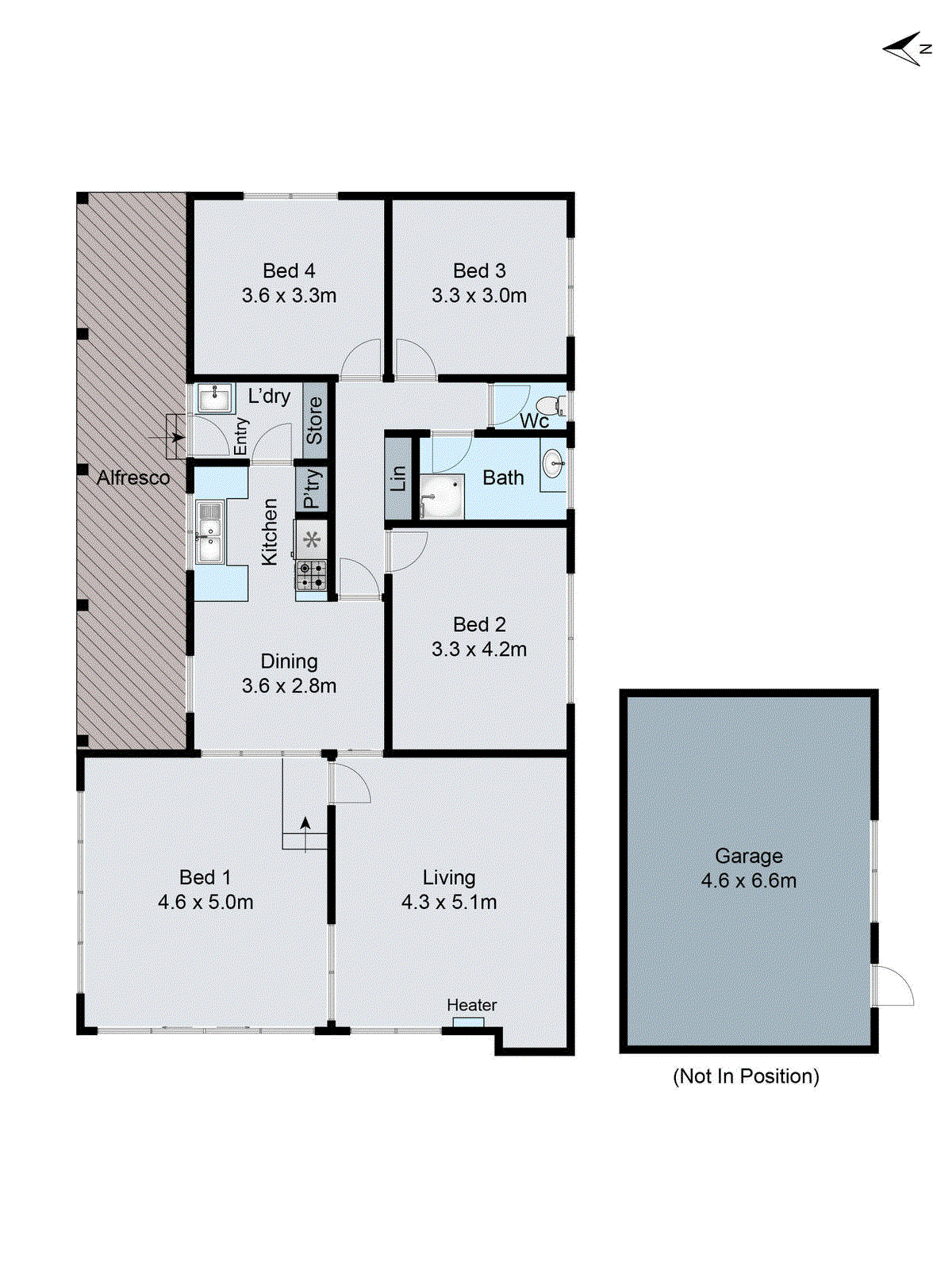 4 Coleman Court, Norlane VIC 3214 - Floorplan