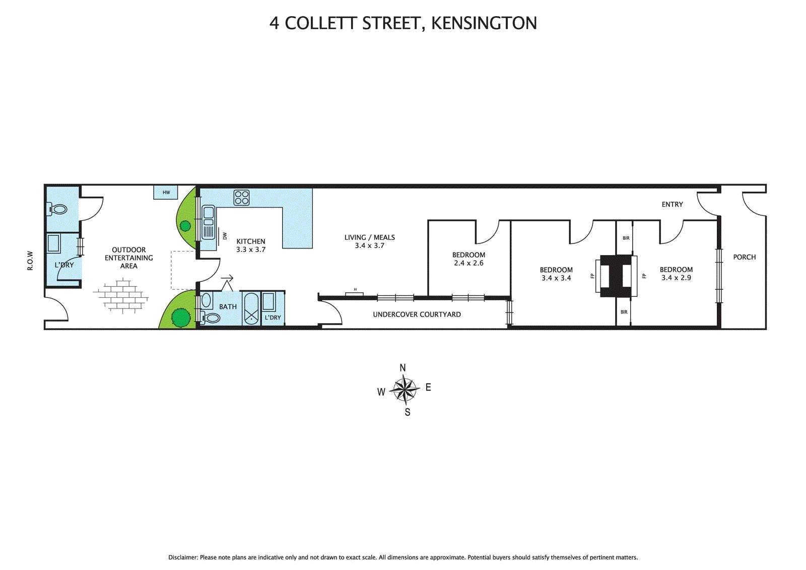 4 Collett Street, Kensington - Floorplan 1