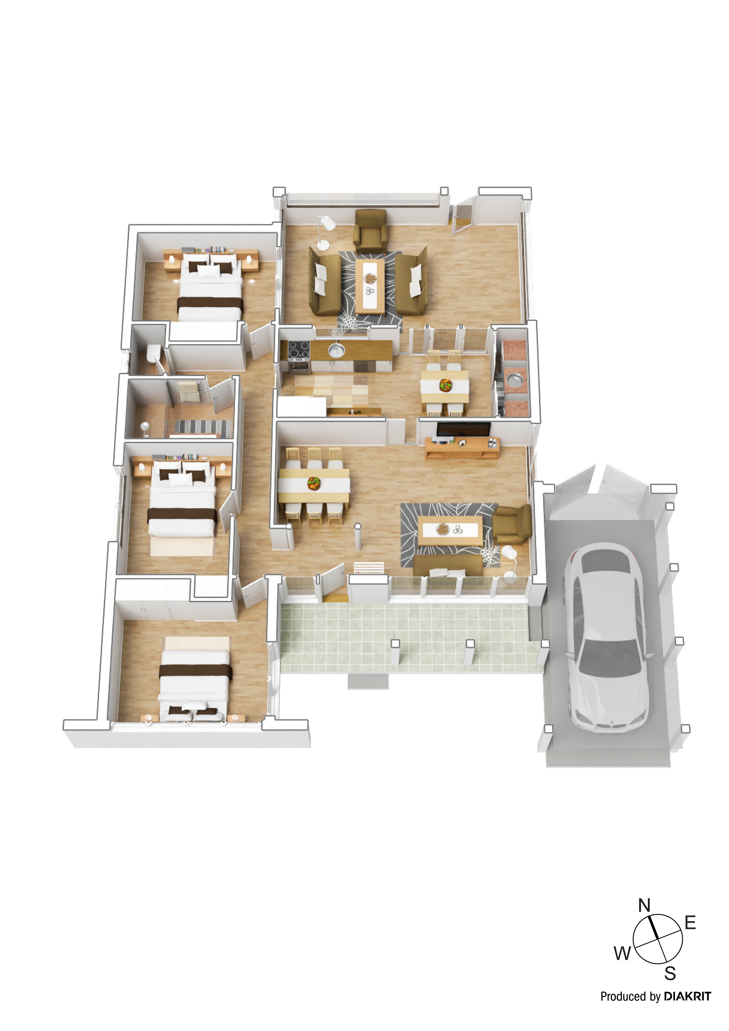 4 Cranwell Court, Mulgrave VIC 3170 - Floorplan