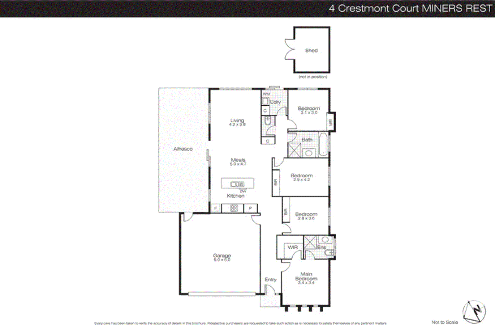 4 Crestmont Court, Miners Rest VIC 3352 - Floorplan