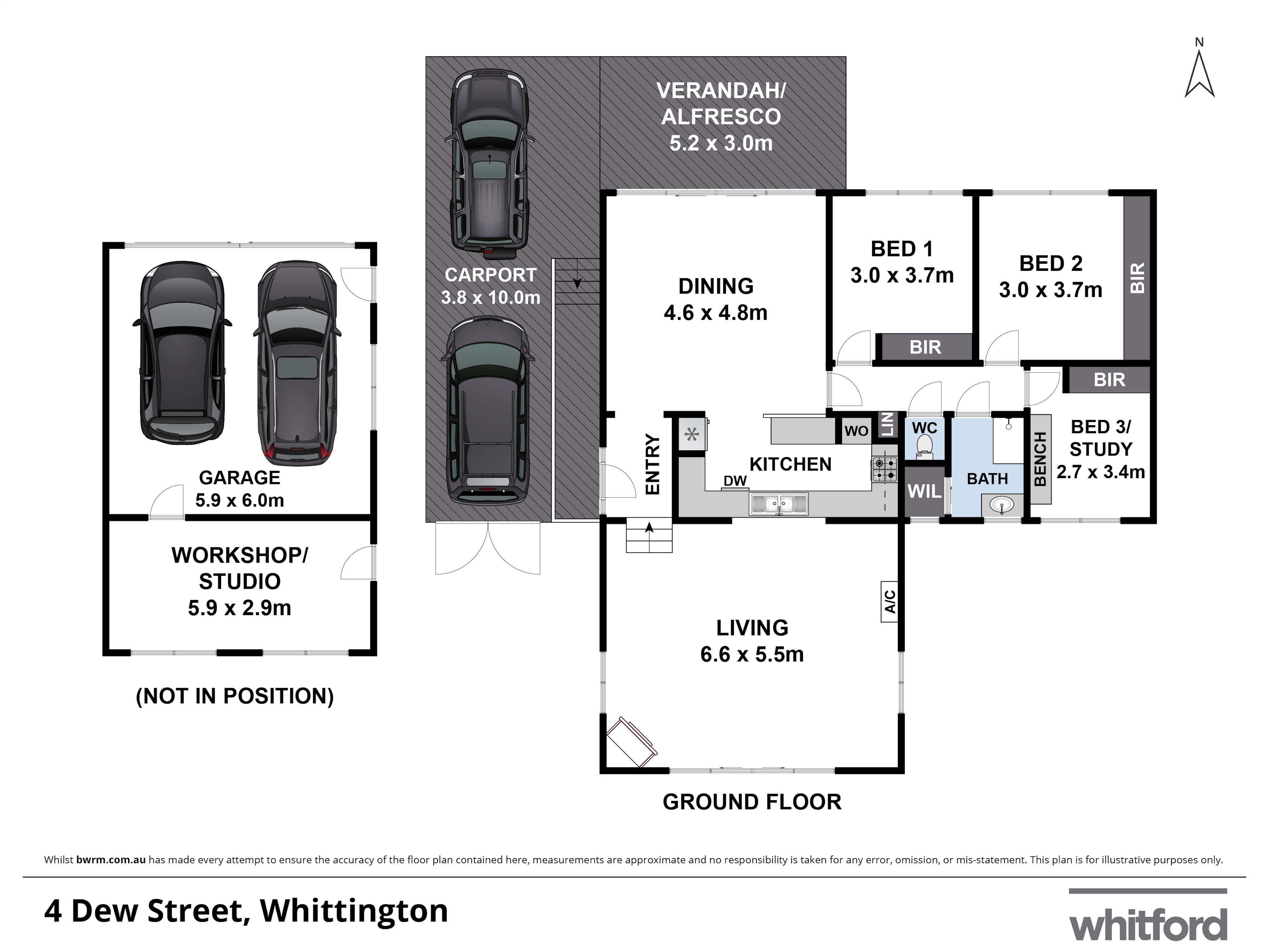 4 Dew Street, Whittington