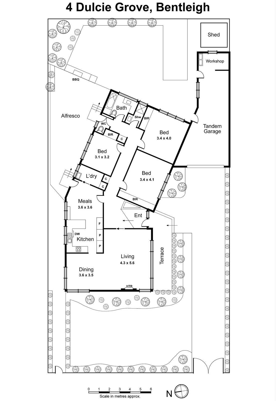 4 Dulcie Grove, Bentleigh VIC 3204 - Floorplan