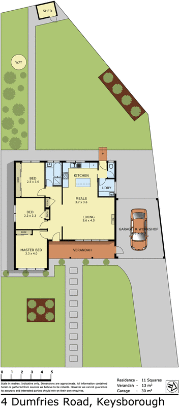 4 Dumfries Road, Keysborough VIC 3173 - Floorplan