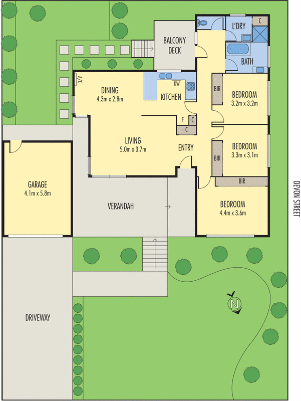 4 Edgecombe Street, Hamlyn Heights VIC 3215 - Floorplan