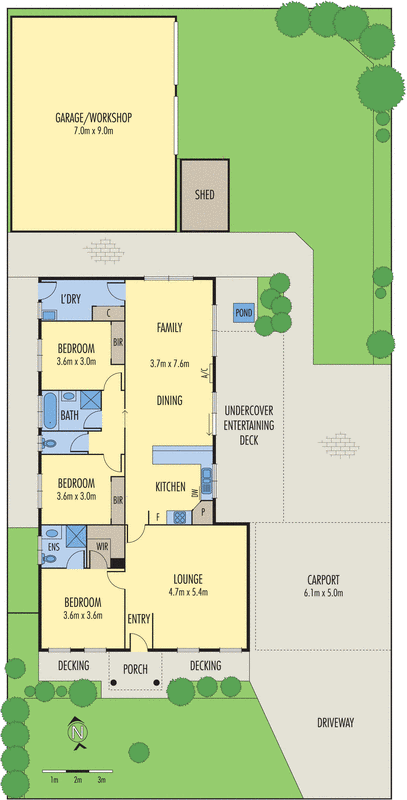4 Edna Way, Grovedale VIC 3216 - Floorplan