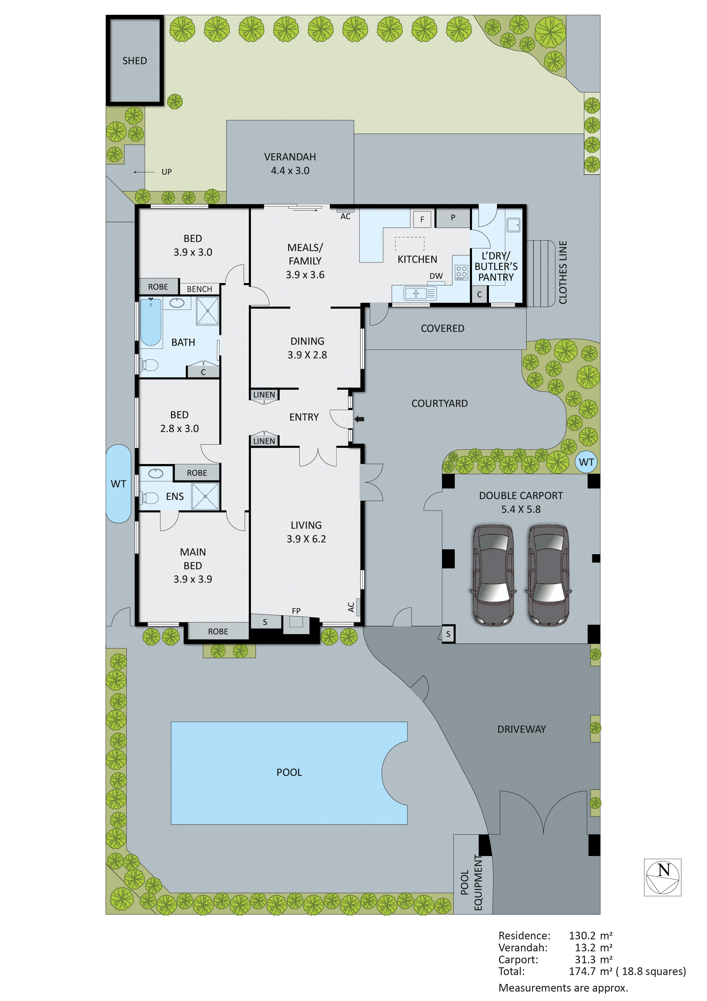4 Elliott Crescent, Dingley Village VIC 3172 - Floorplan