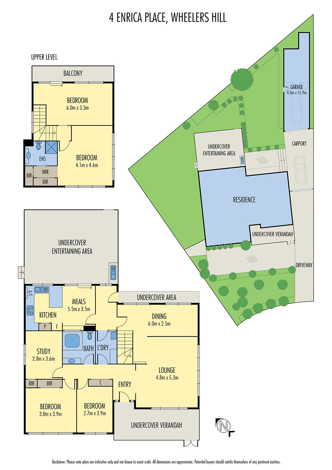 4 Enrica Place, Wheelers Hill VIC 3150 - Floorplan