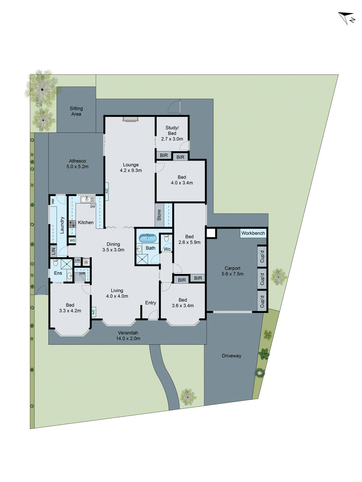 4 Euroka Court, Grovedale VIC 3216 - Floorplan
