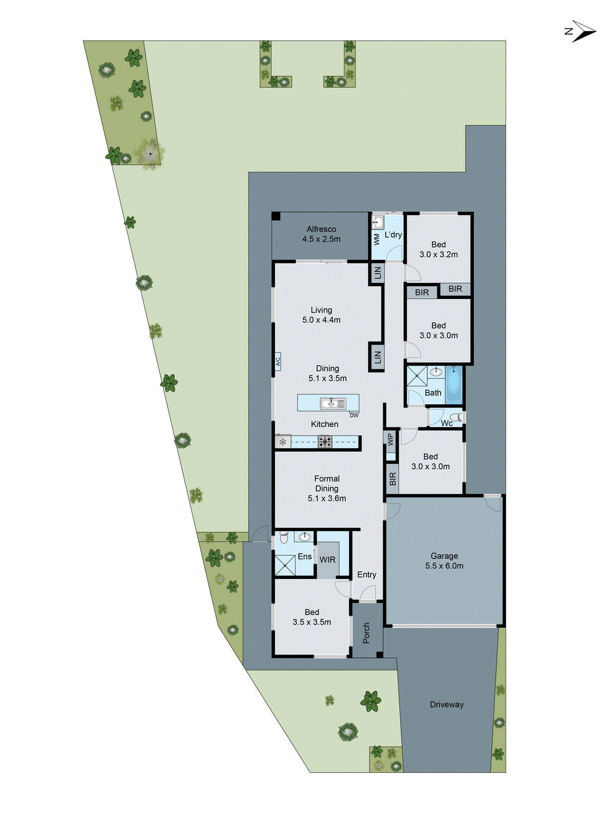4 Fergie Place, Curlewis VIC 3222 - Floorplan