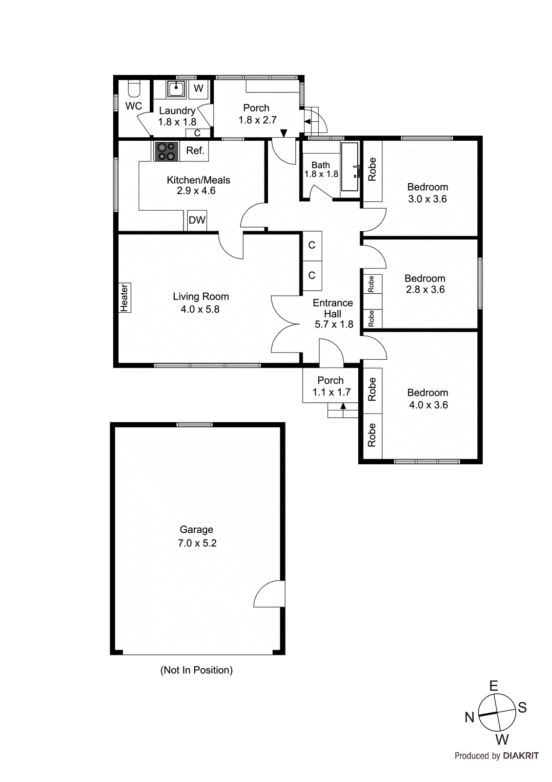 4 Fitzroy Grove, Chadstone VIC 3148 - Floorplan