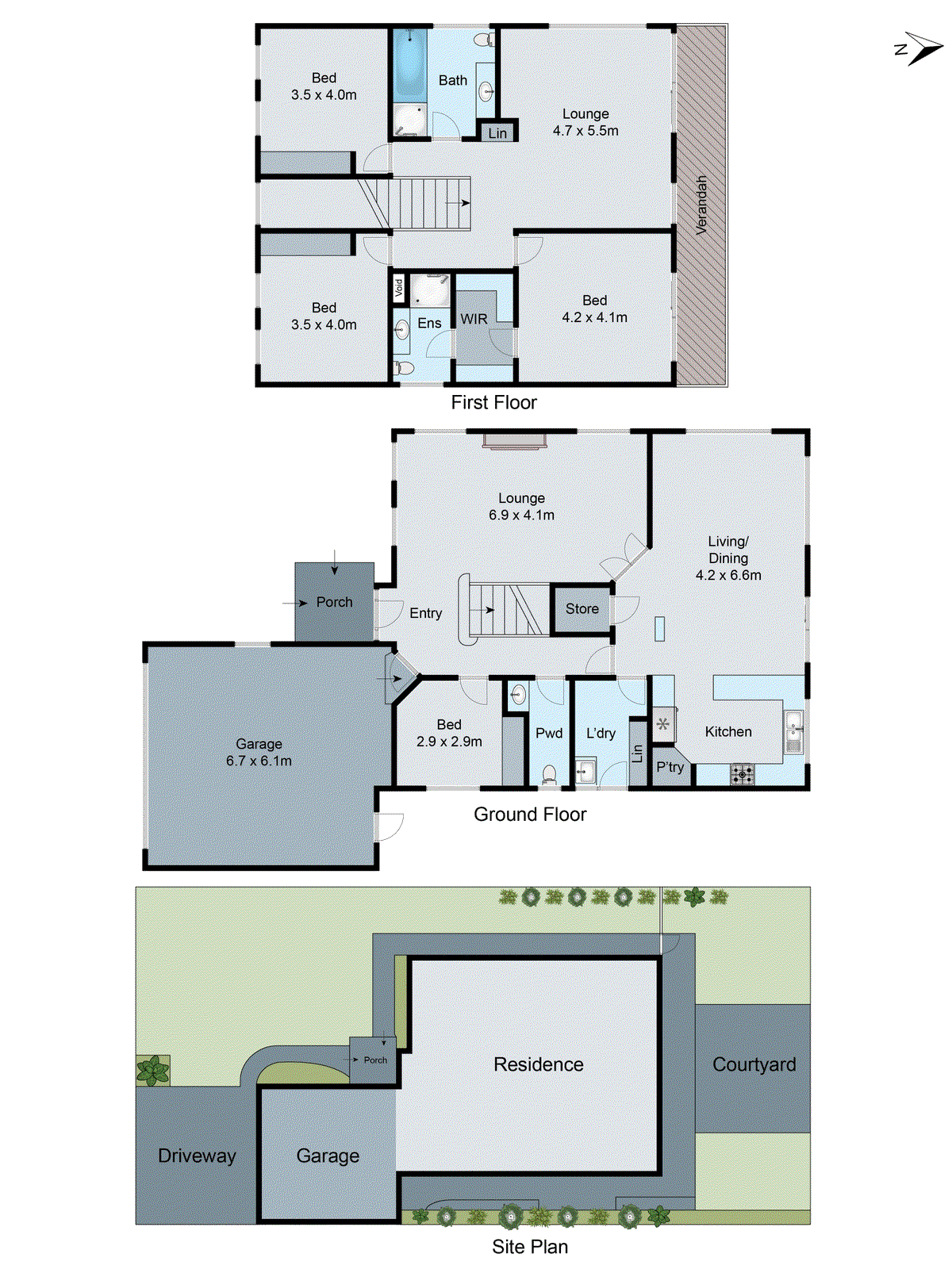 4 Galloway Court, Highton VIC 3216 - Floorplan