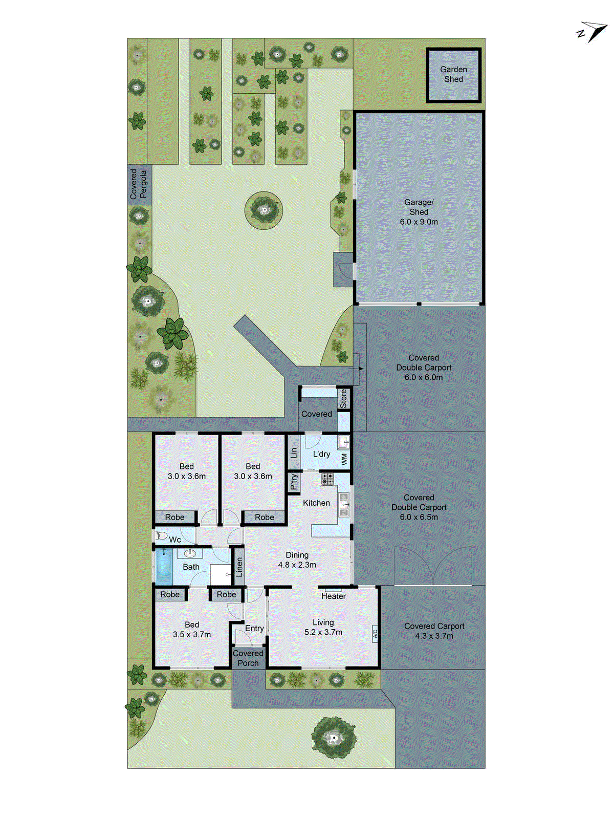 4 Garnfield Place, St Albans Park VIC 3219 - Floorplan