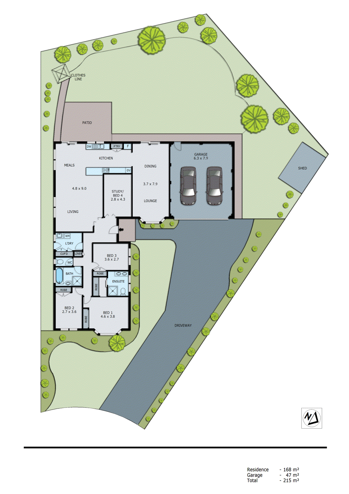 4 Ghiran Close, Aspendale Gardens VIC 3195 - Floorplan