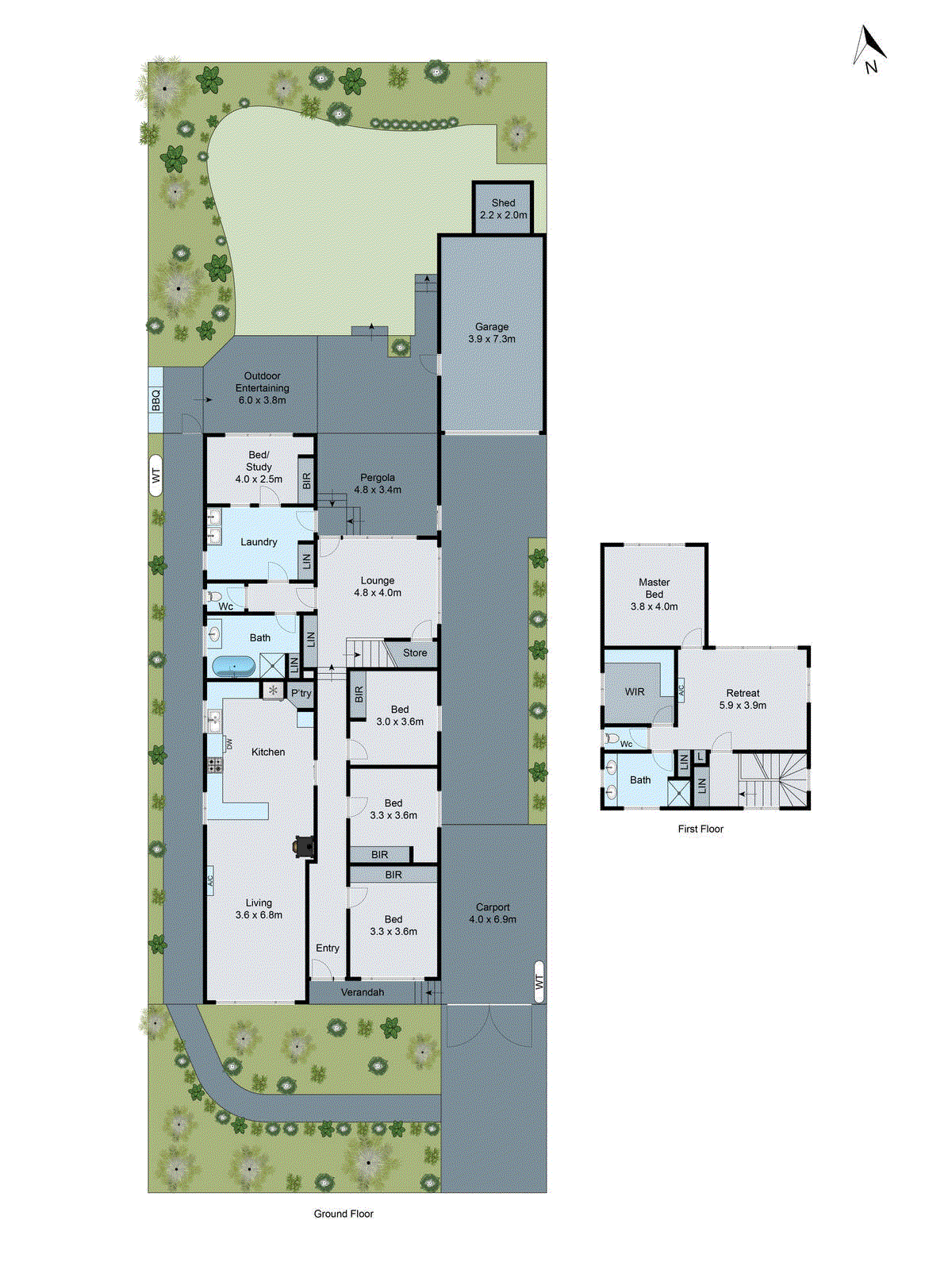 4 Girton Crescent, Manifold Heights VIC 3218 - Floorplan