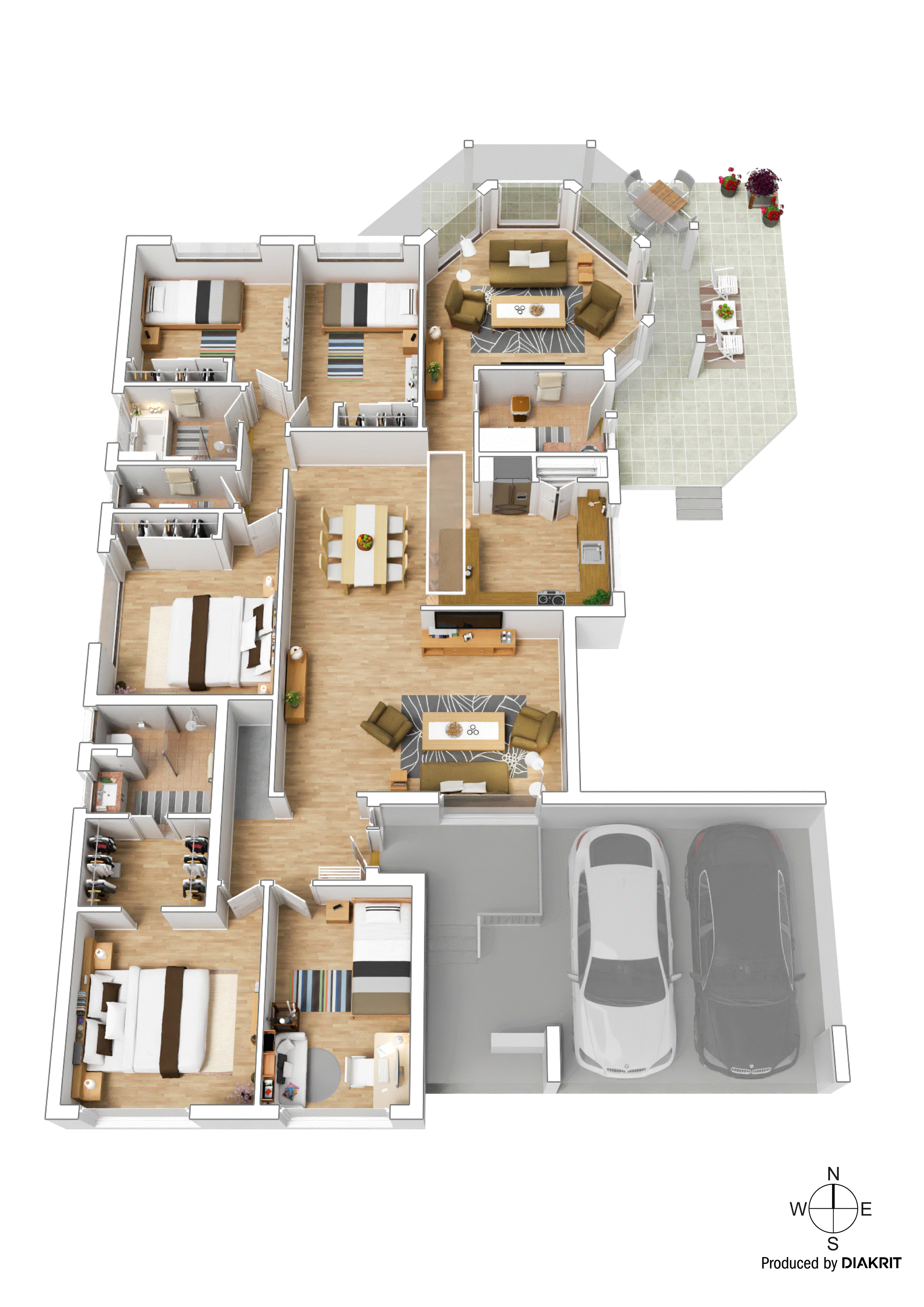 4 Golding Court, Scoresby VIC 3179 - Floorplan