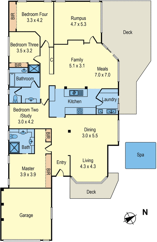 4 Grandiflora Court, Dingley Village VIC 3172 - Floorplan