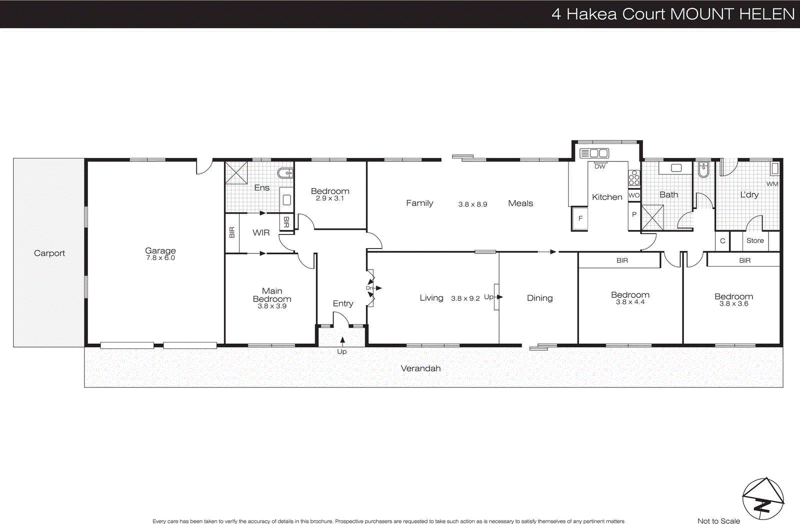 4 Hakea Court, Mount Helen VIC 3350 - Floorplan