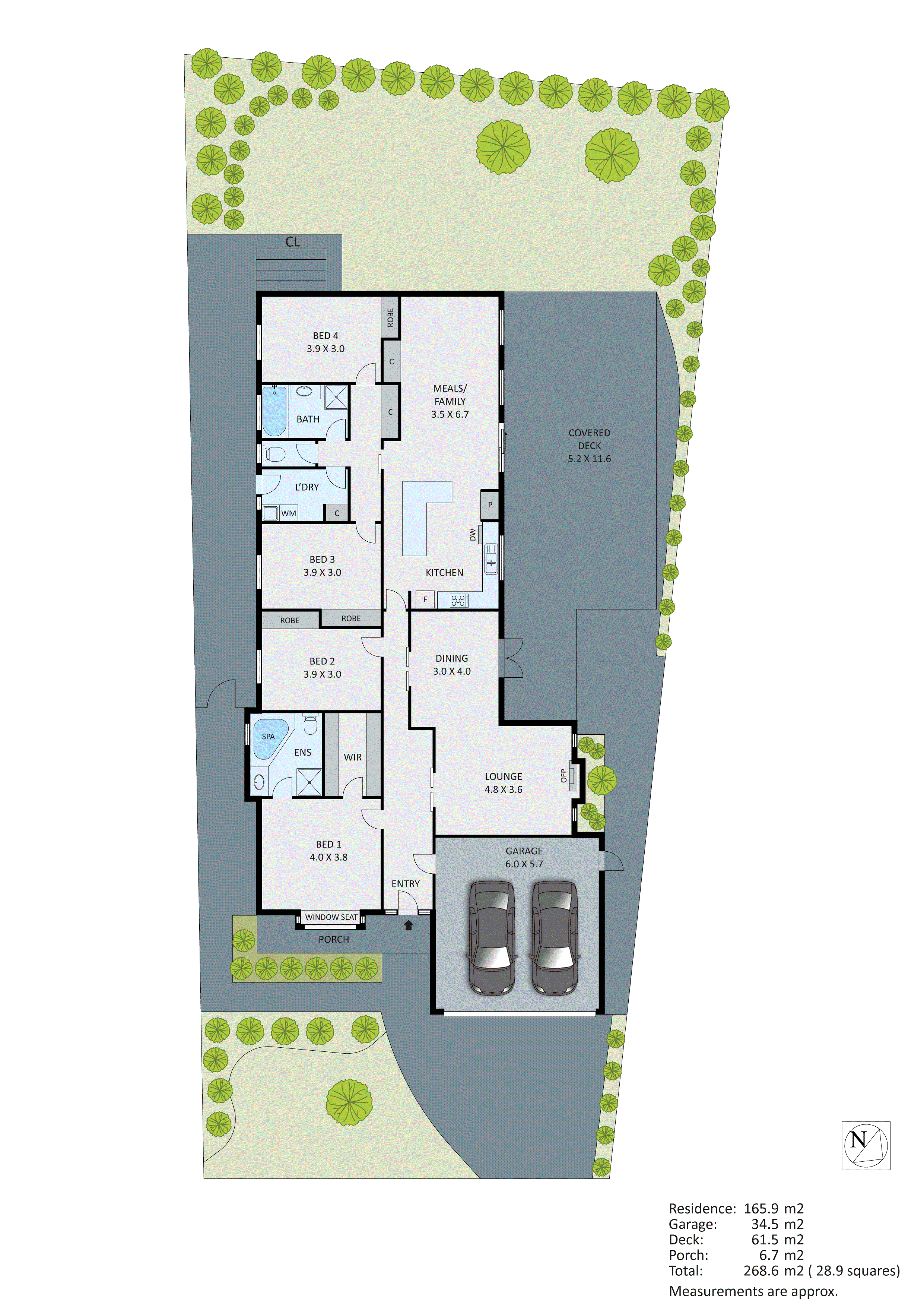 4 Hilda Mews, Aspendale Gardens VIC 3195 - Floorplan