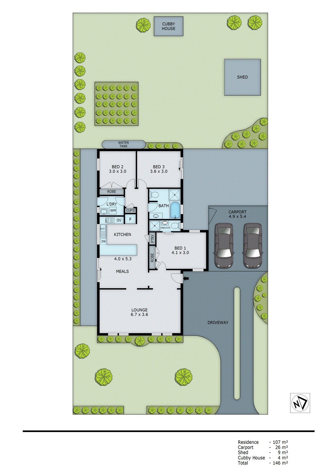 4 Hobsons Place, Dingley Village VIC 3172 - Floorplan