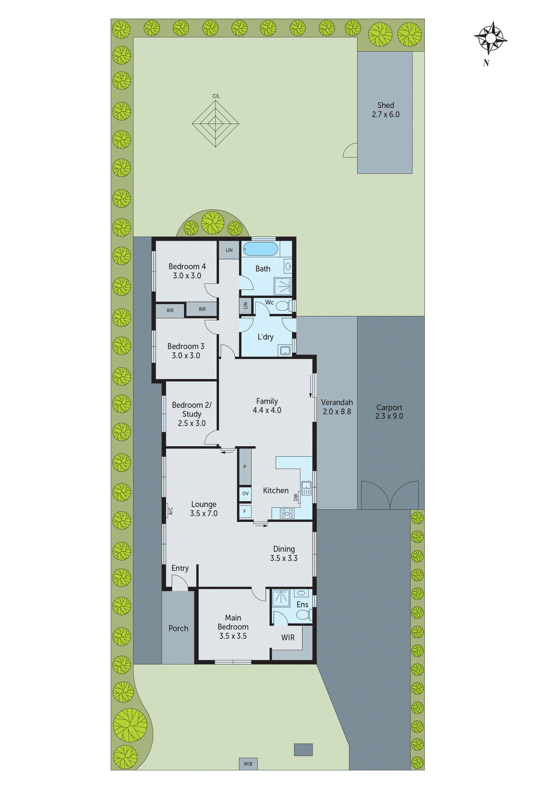 4 Karrin Court, Clifton Springs VIC 3222 - Floorplan