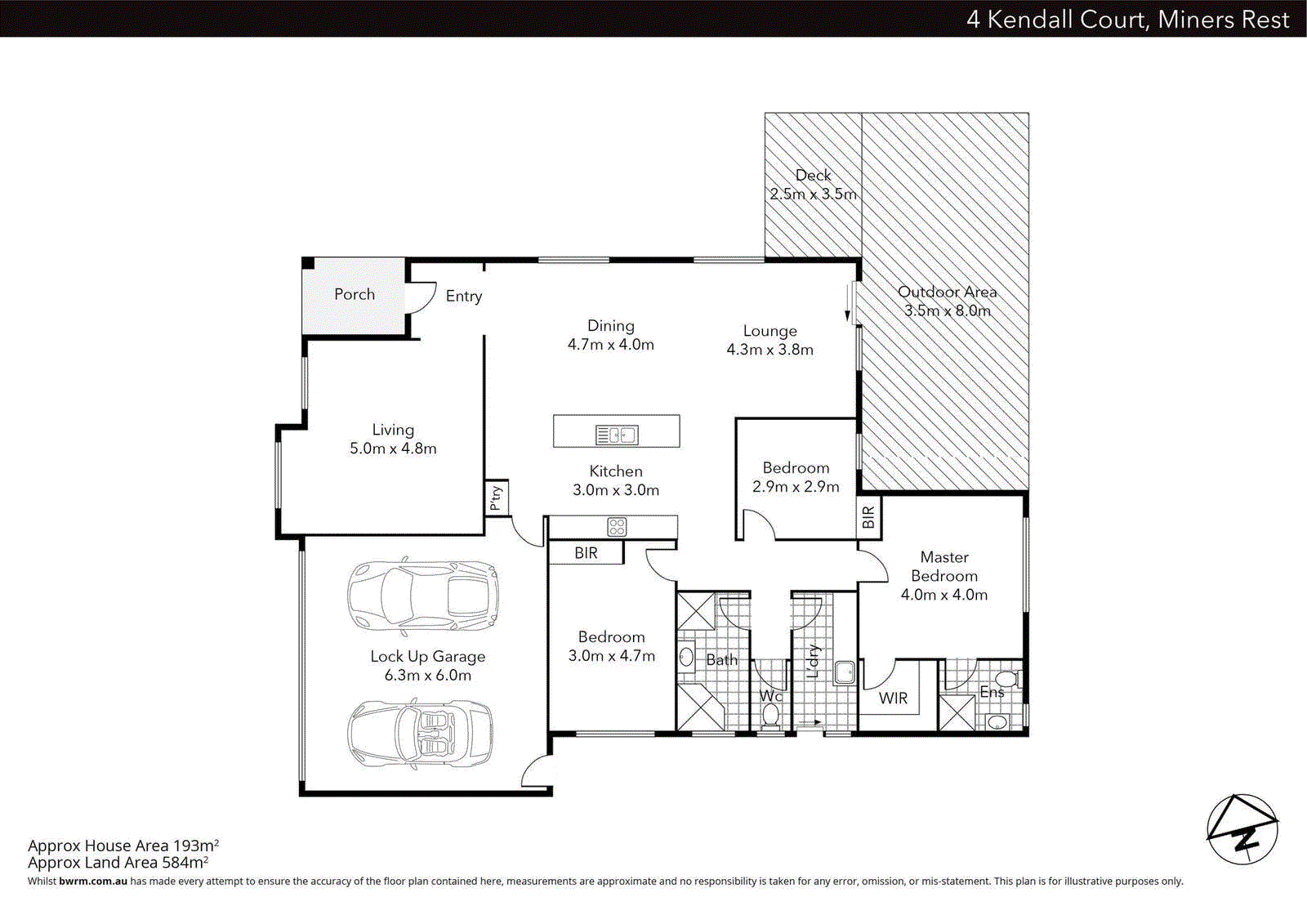4 Kendall Court, Miners Rest VIC 3352 - Floorplan