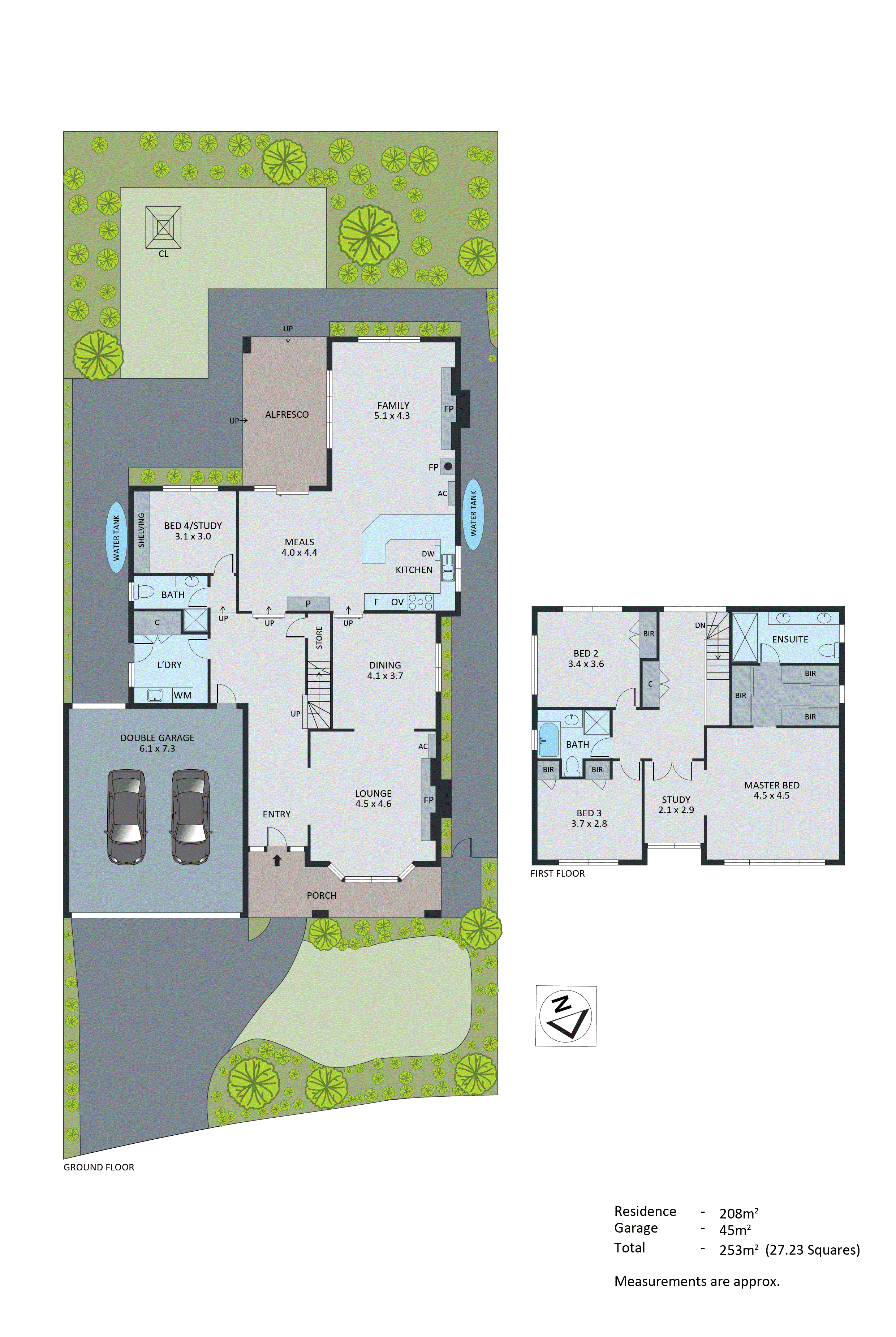 4 Lakeland Court, Dingley Village VIC 3172 - Floorplan