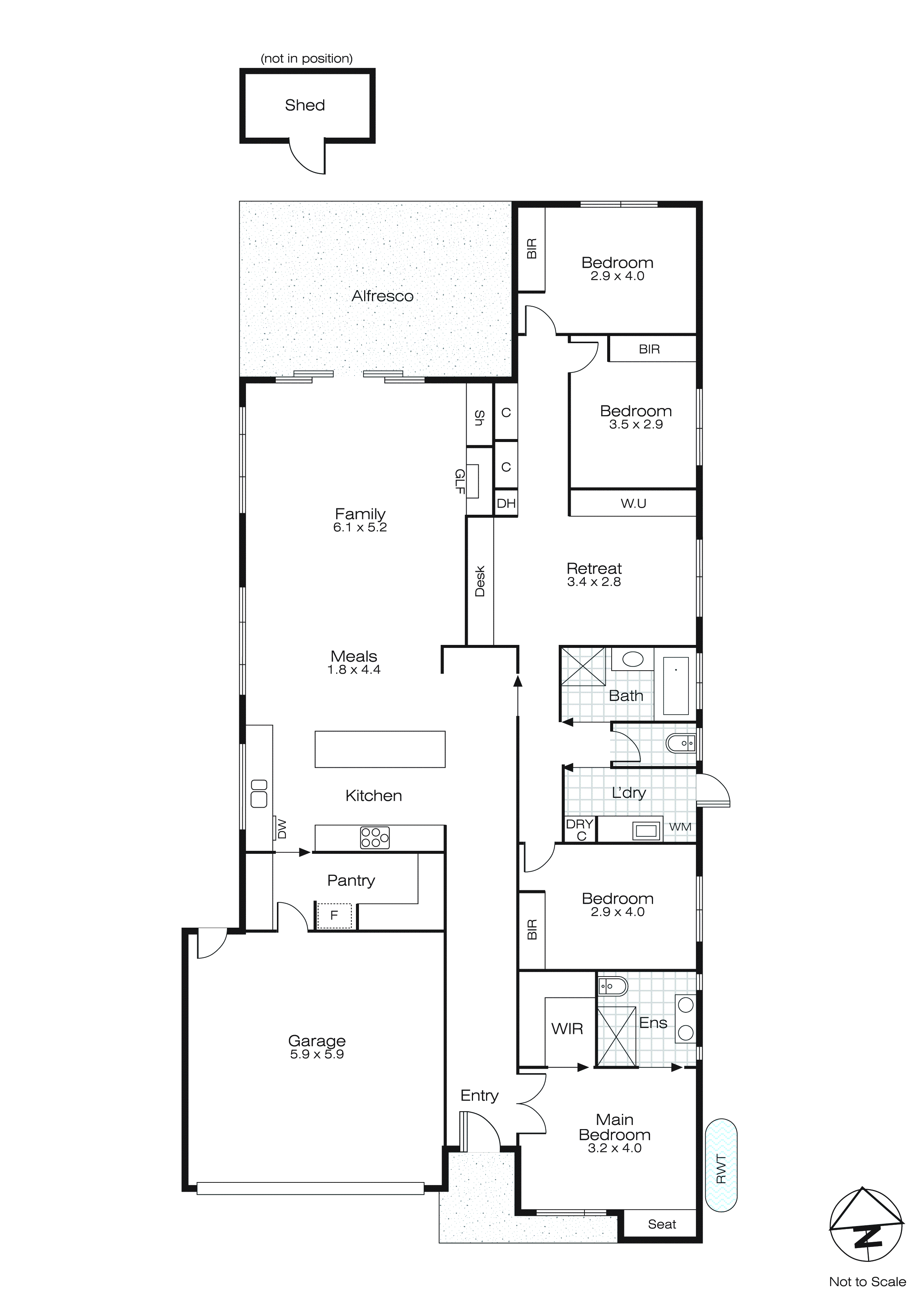 4 Lee Road, Lucas VIC 3350 - Floorplan