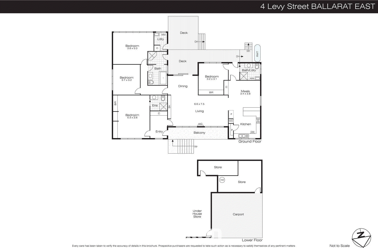 4 Levy Street, Ballarat East VIC 3350 - Floorplan