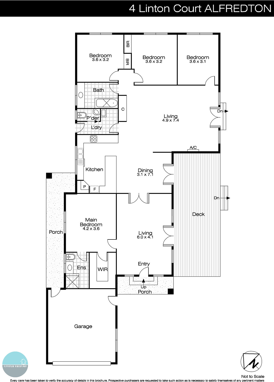 4 Linton Court, Alfredton VIC 3350 - Floorplan