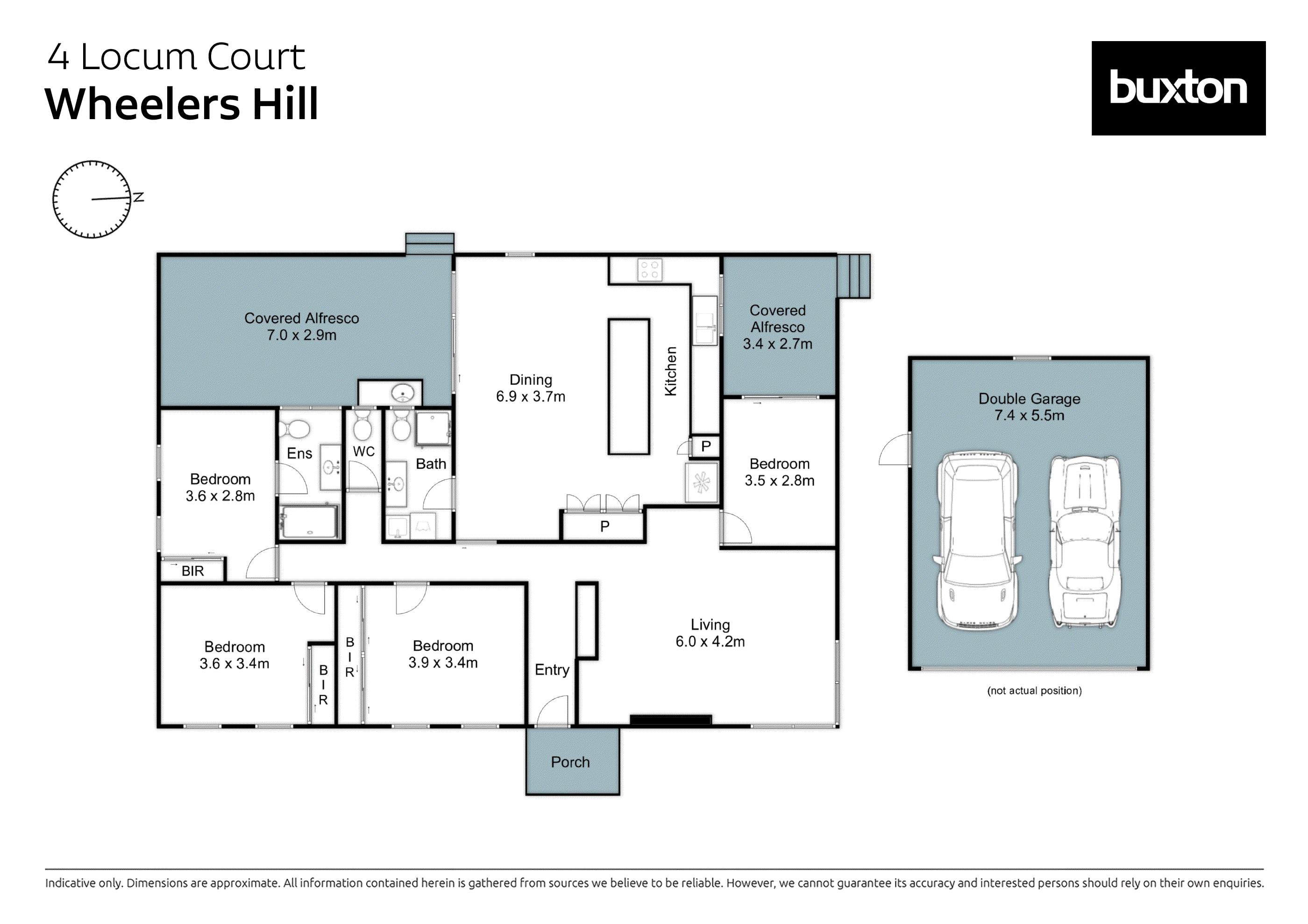 4 Locum Court, Wheelers Hill VIC 3150 - Floorplan
