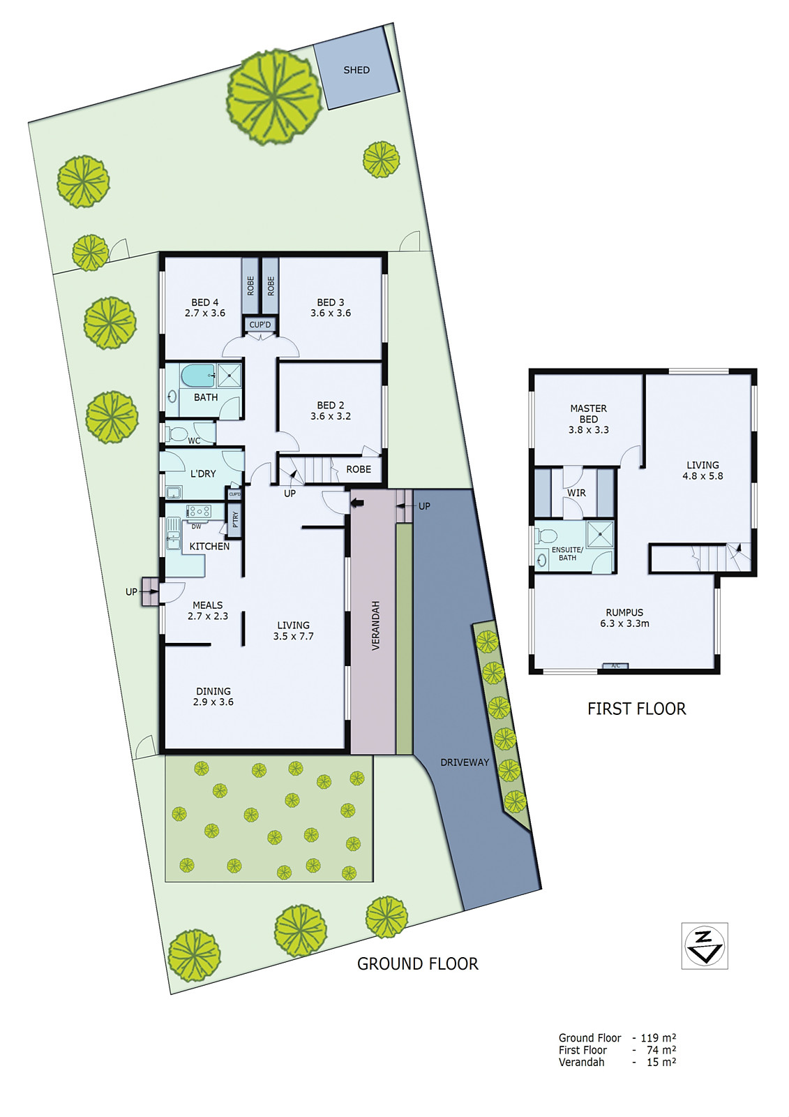 4 Lord Avenue, Dingley Village VIC 3172 - Floorplan