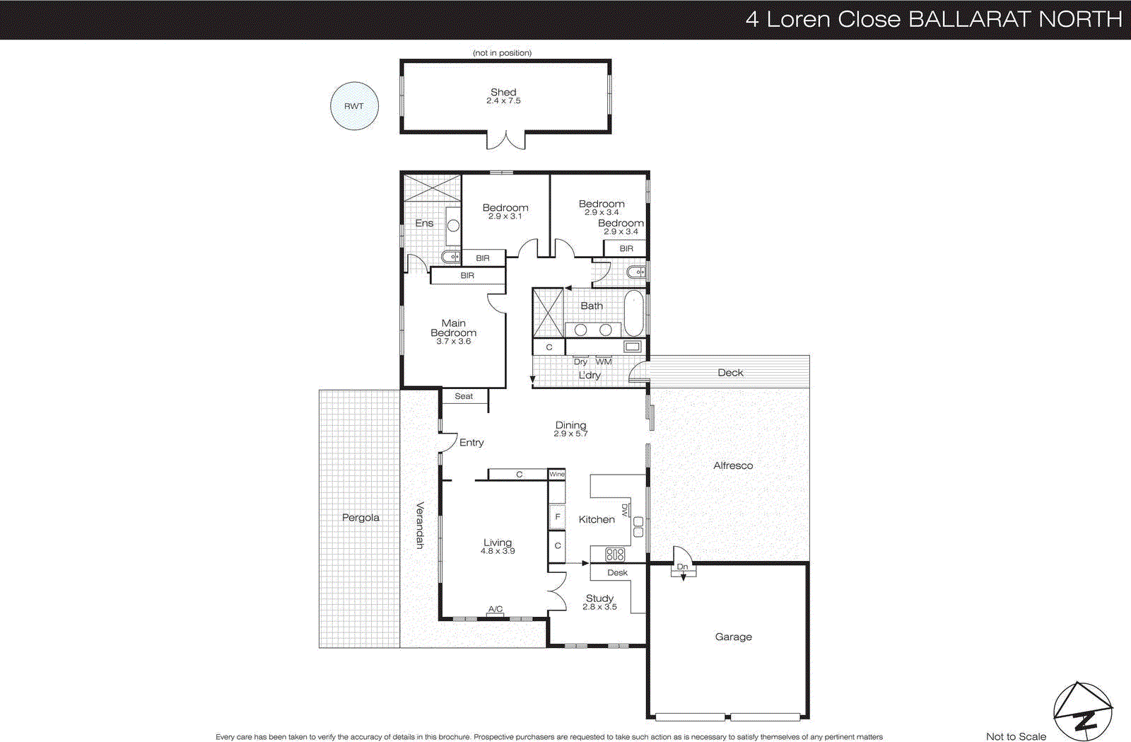 4 Loren Close, Ballarat North VIC 3350 - Floorplan