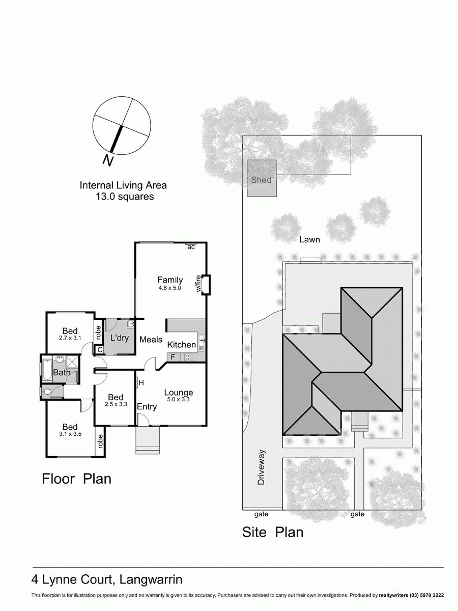 4 Lynne Court, LANGWARRIN VIC 3910 - Floorplan