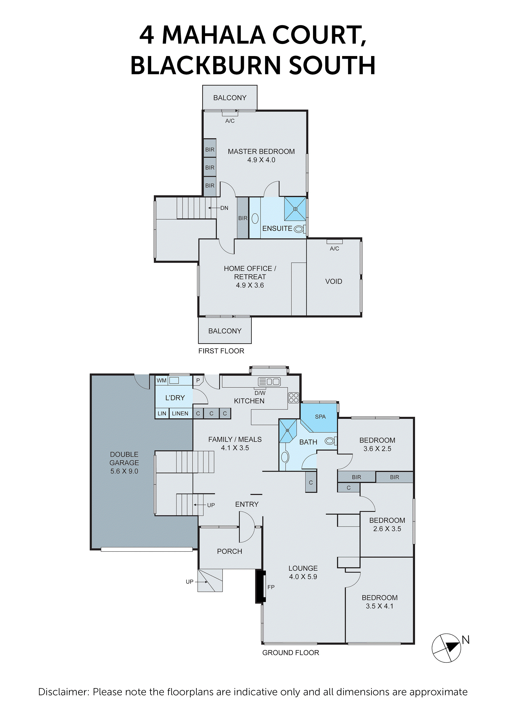 4 Mahala Court, Blackburn South VIC 3130 - Floorplan