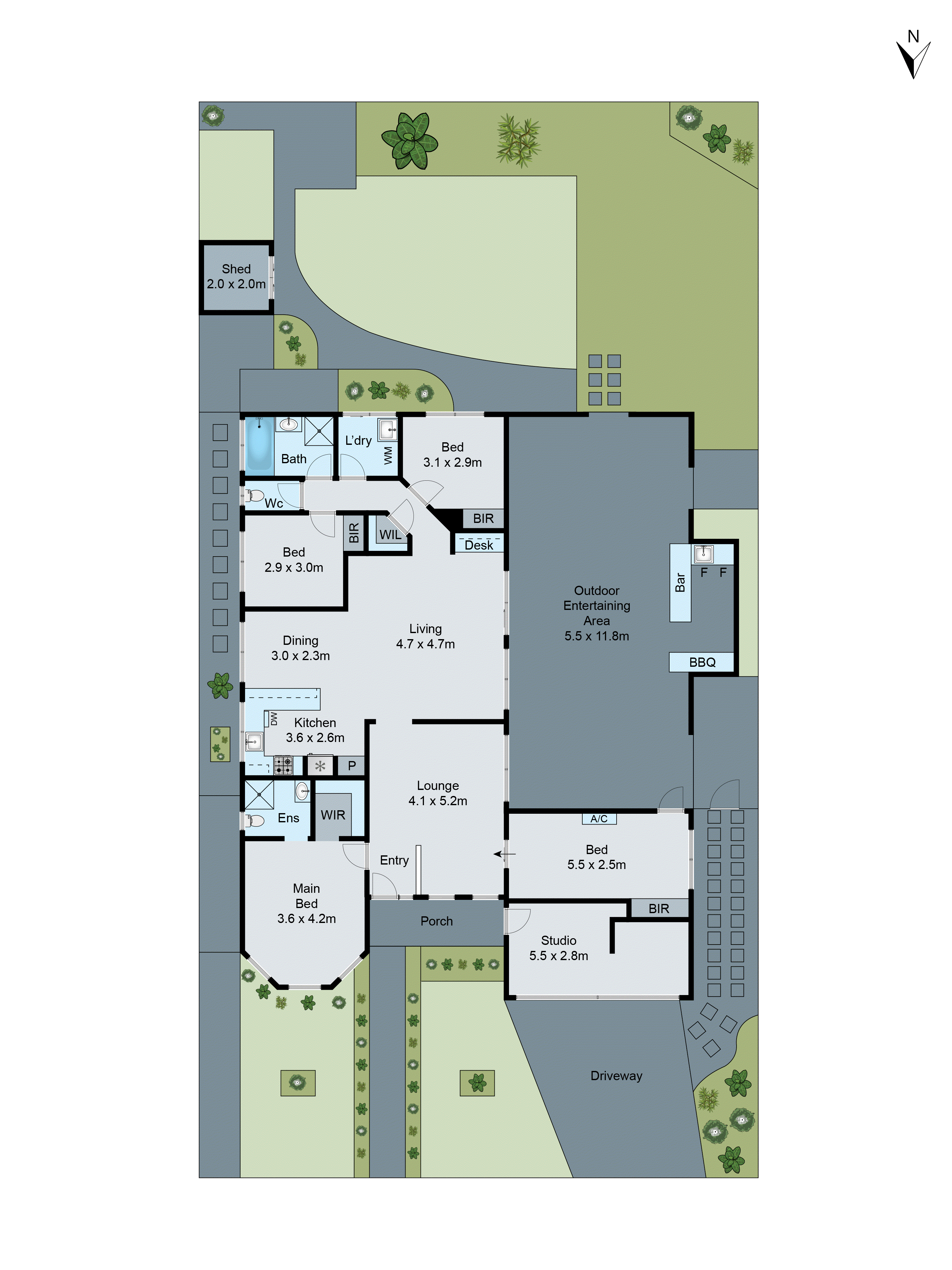 4 Malkeith Court, Grovedale VIC 3216 - Floorplan