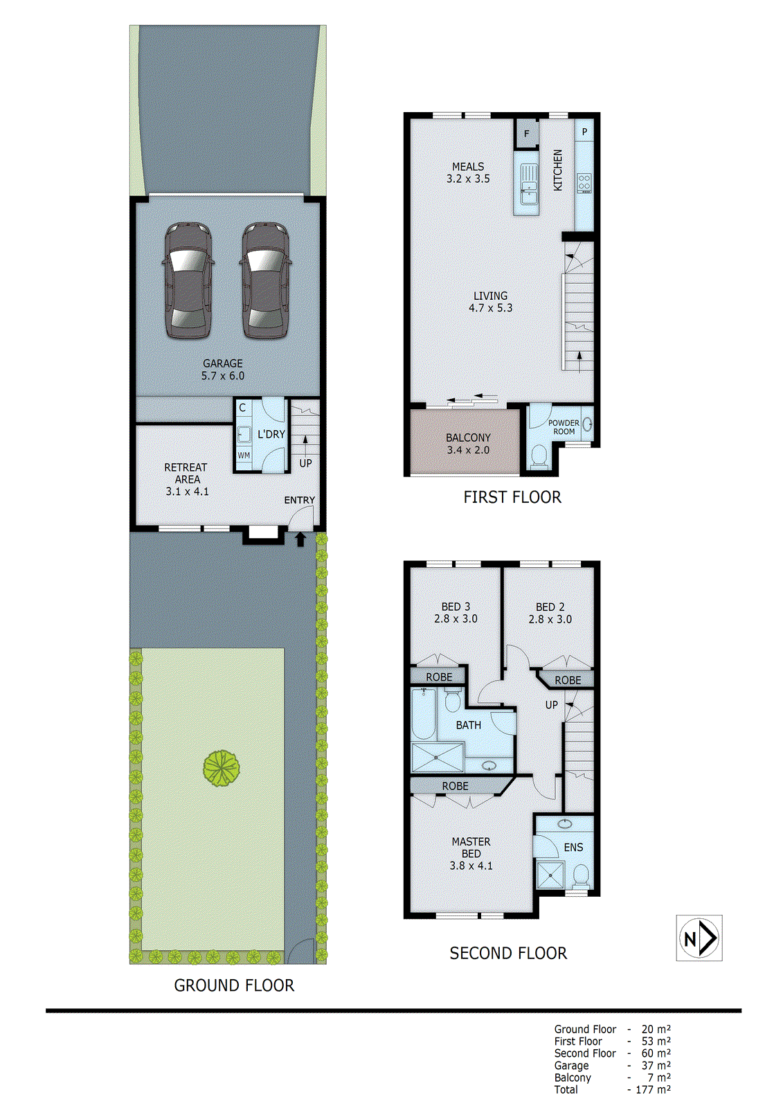 4 Merrimack Crescent, Keysborough VIC 3173 - Floorplan