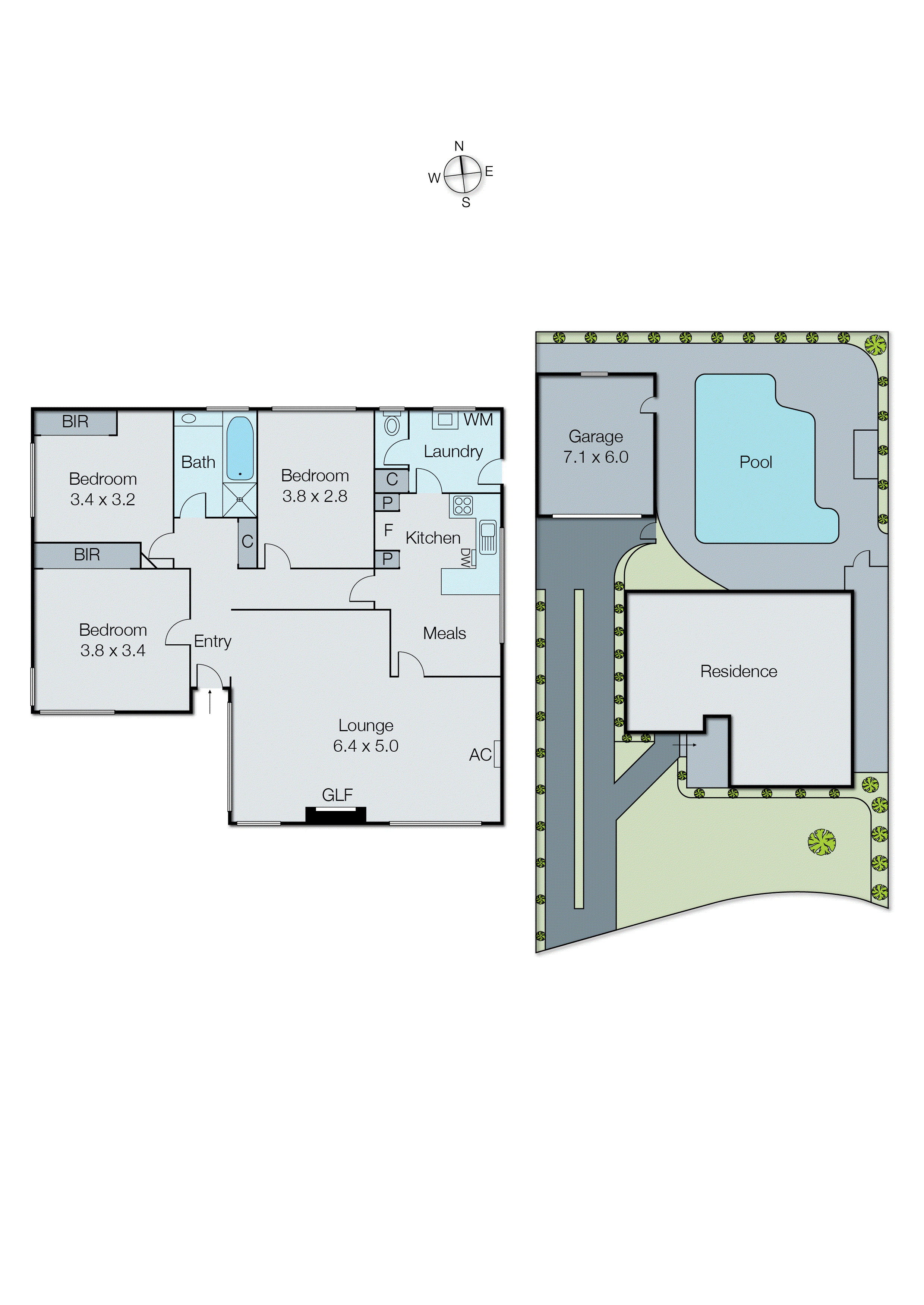 4 Merton Close, Cheltenham VIC 3192 - Floorplan