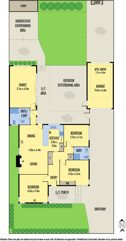 4 Merton Grove, Manifold Heights VIC 3218 - Floorplan