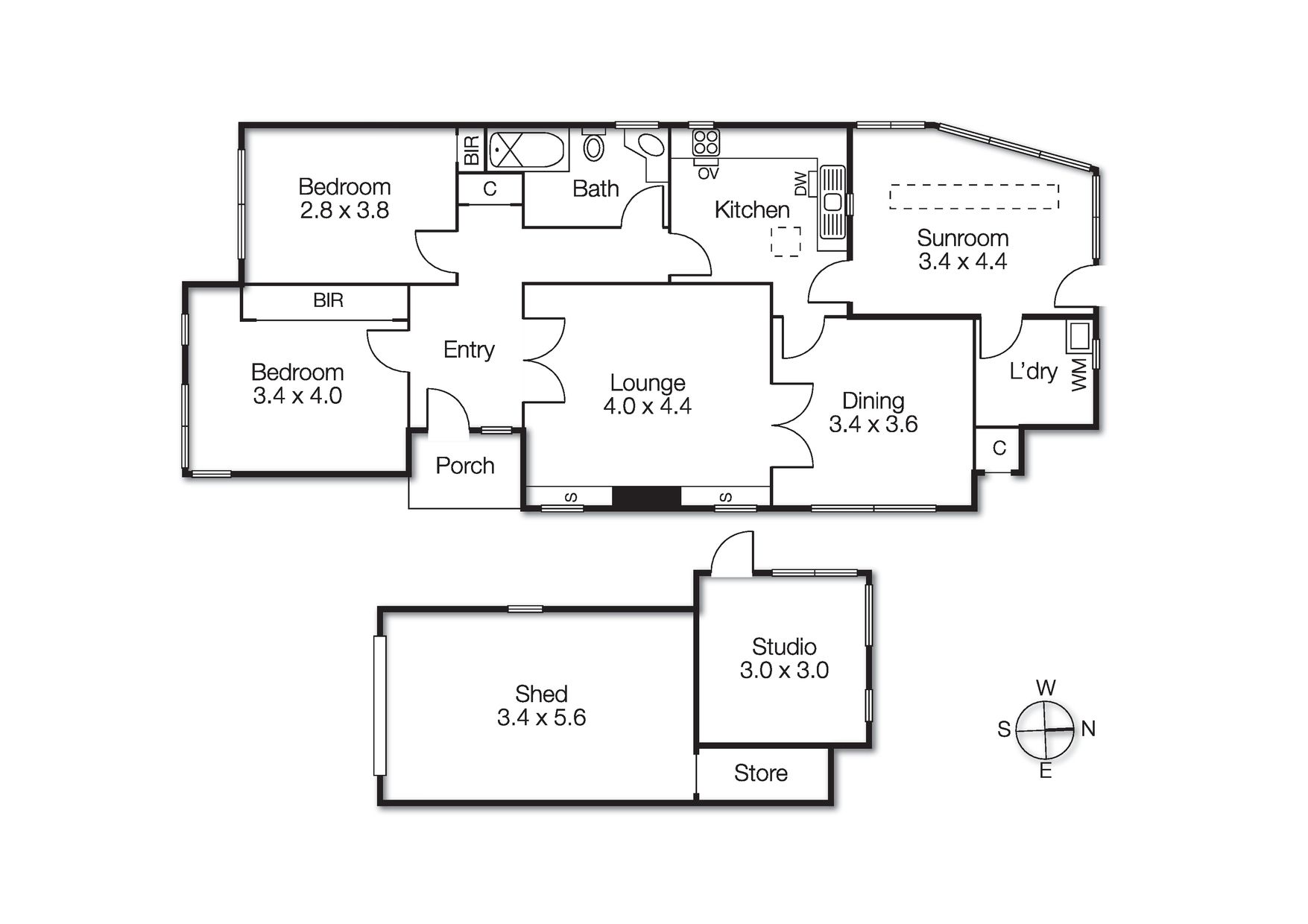 4 Middle Crescent, BRIGHTON VIC 3186 - Floorplan