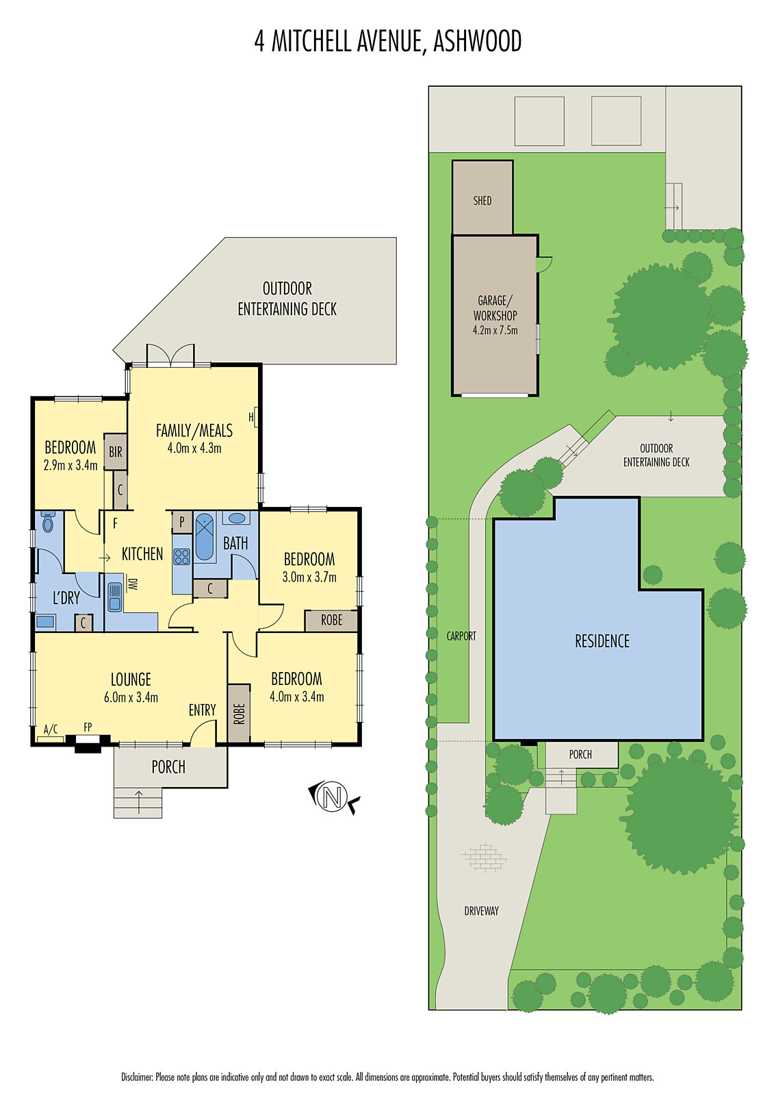 4 Mitchell Avenue, Ashwood VIC 3147 - Floorplan
